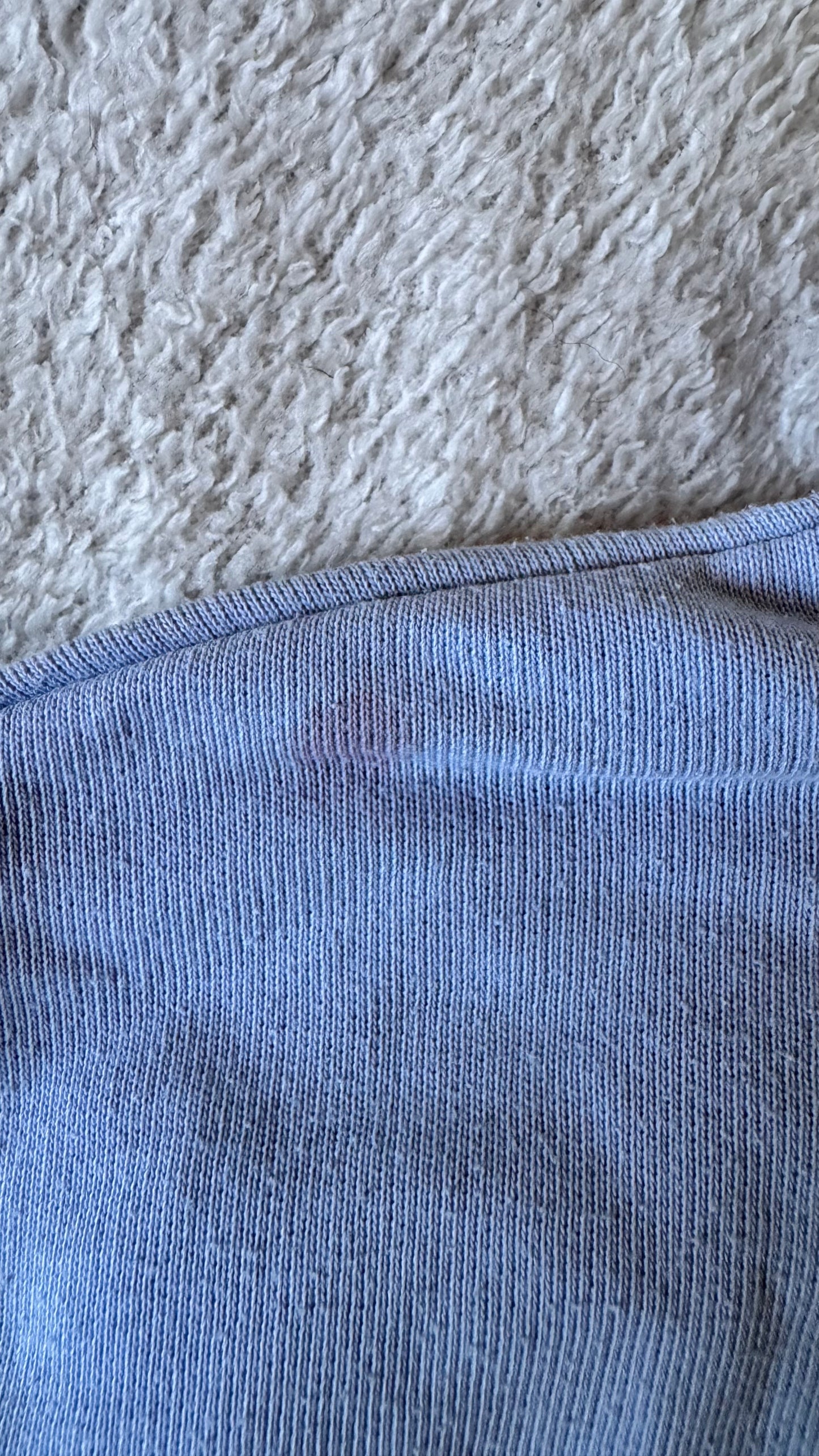 Sweat à capuche bleu pastel - XS
