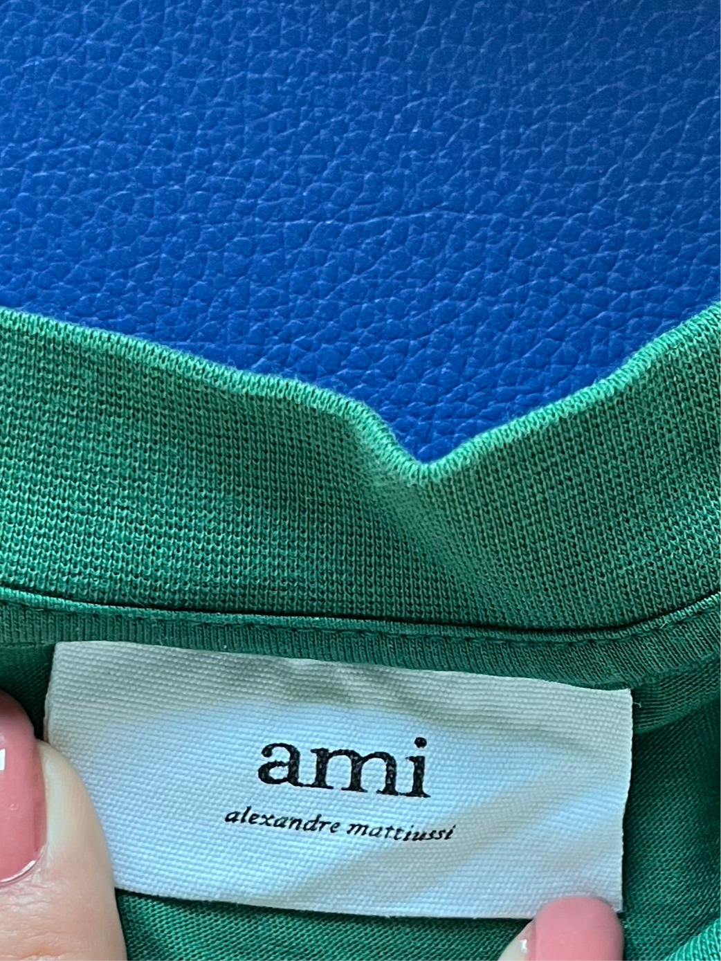 T-shirt vert Ami Paris - S