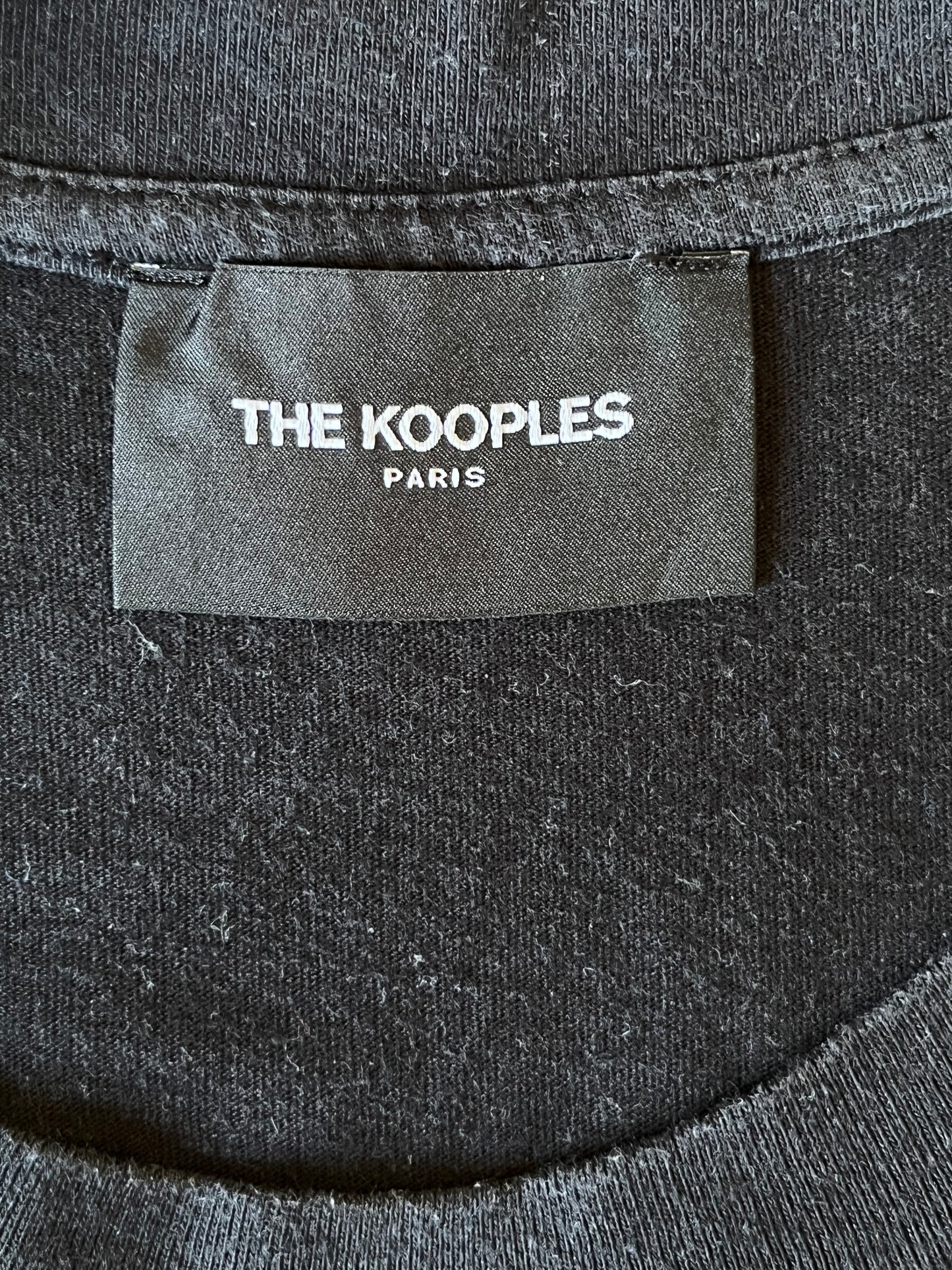T-shirt noir The Kooples Paris - S