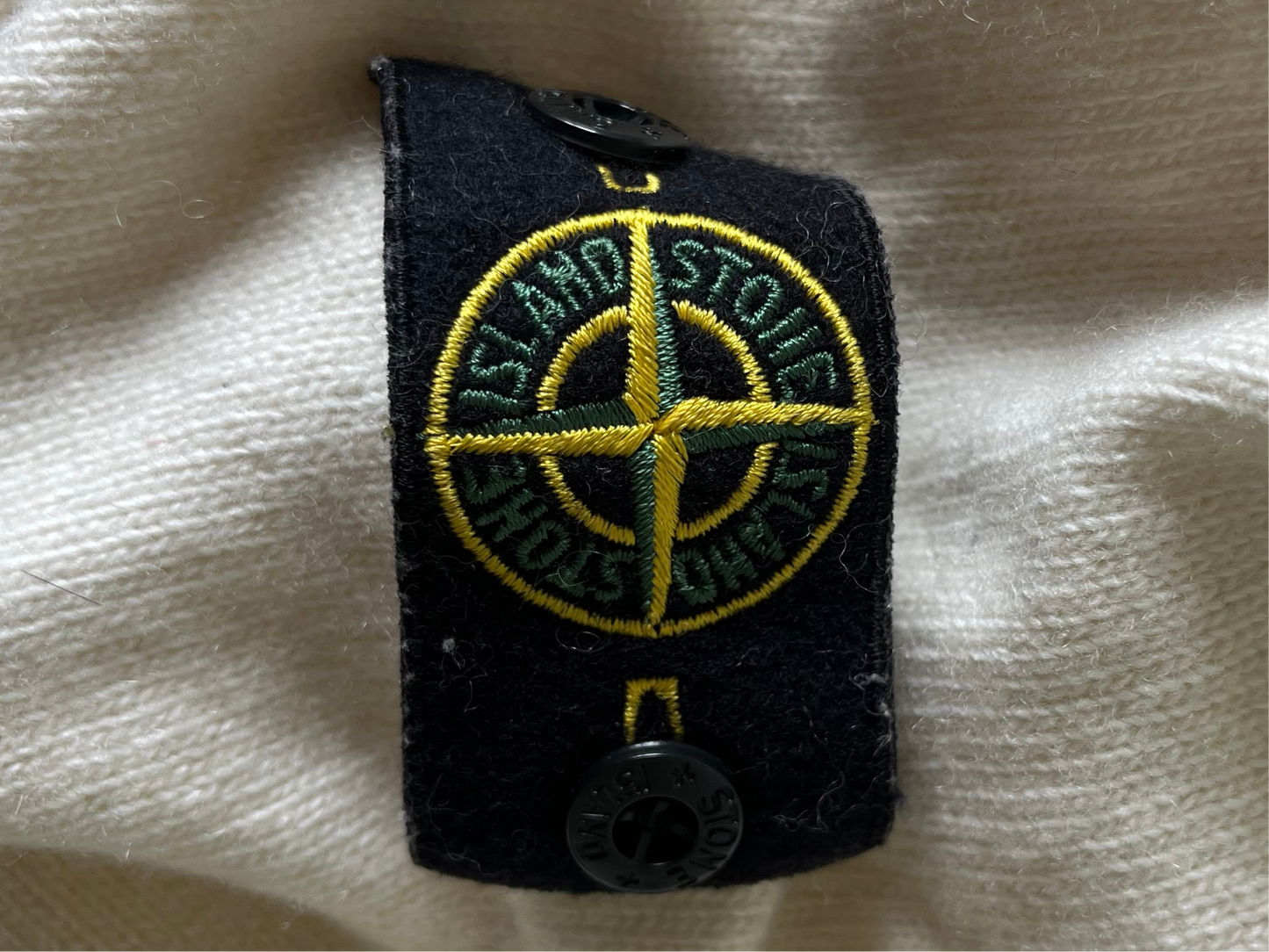 Pull blanc Stone Island - XS