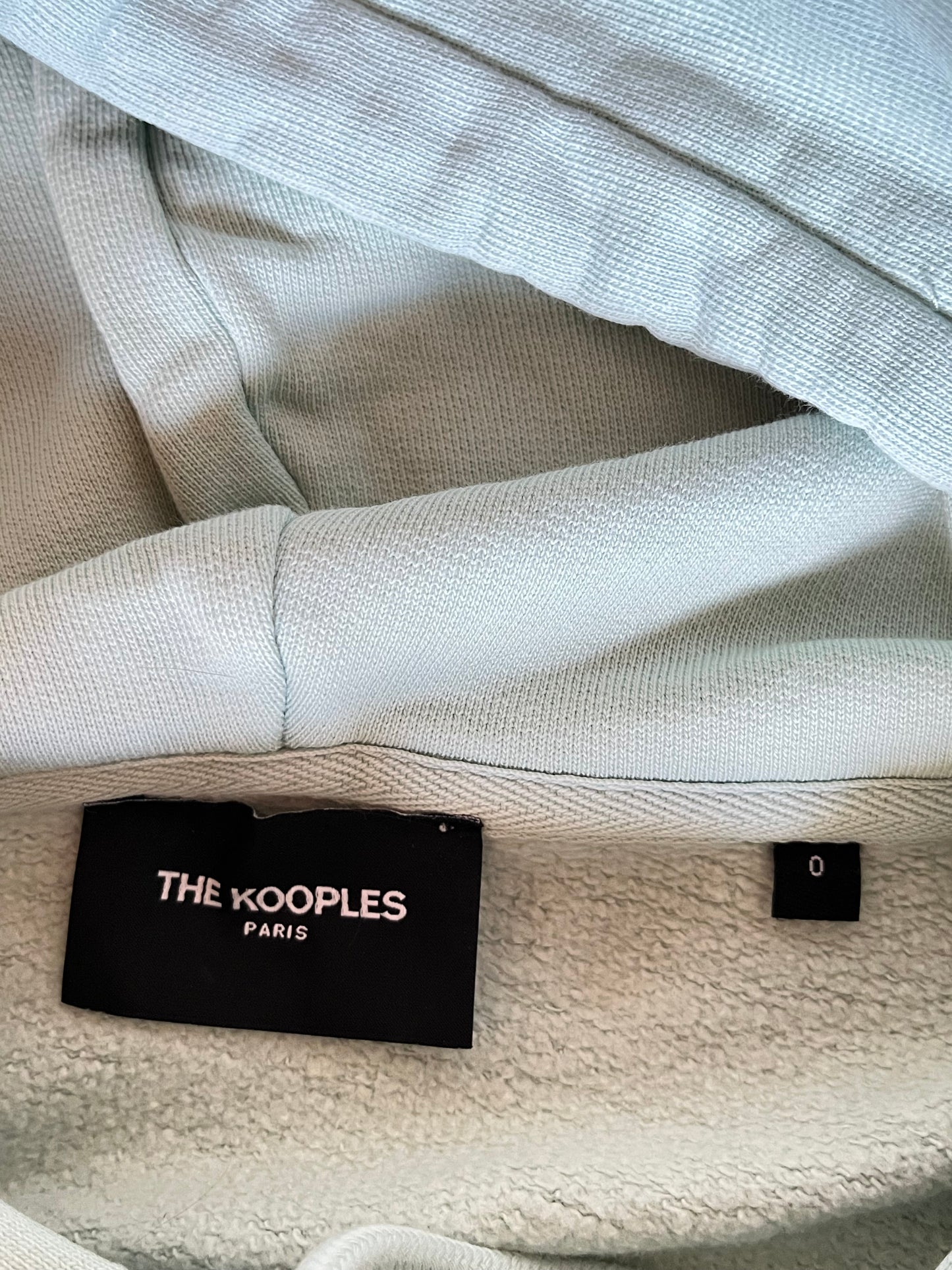 Sweat The Kooples vert menthe - XS
