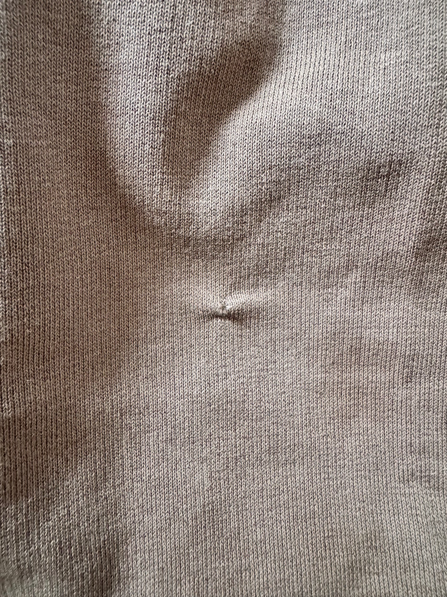 Pull col rond marron Stone Island - M