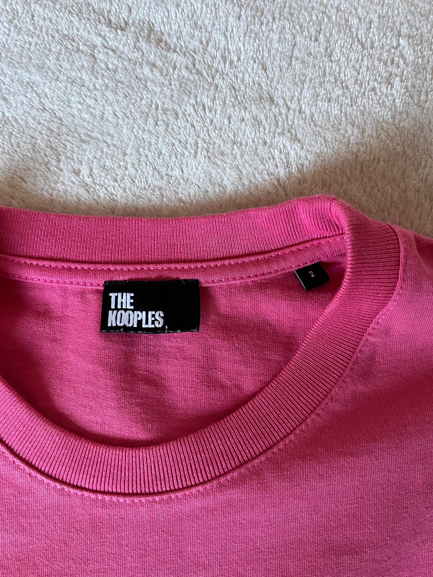 T-shirt rose « What is » The Kooples - M