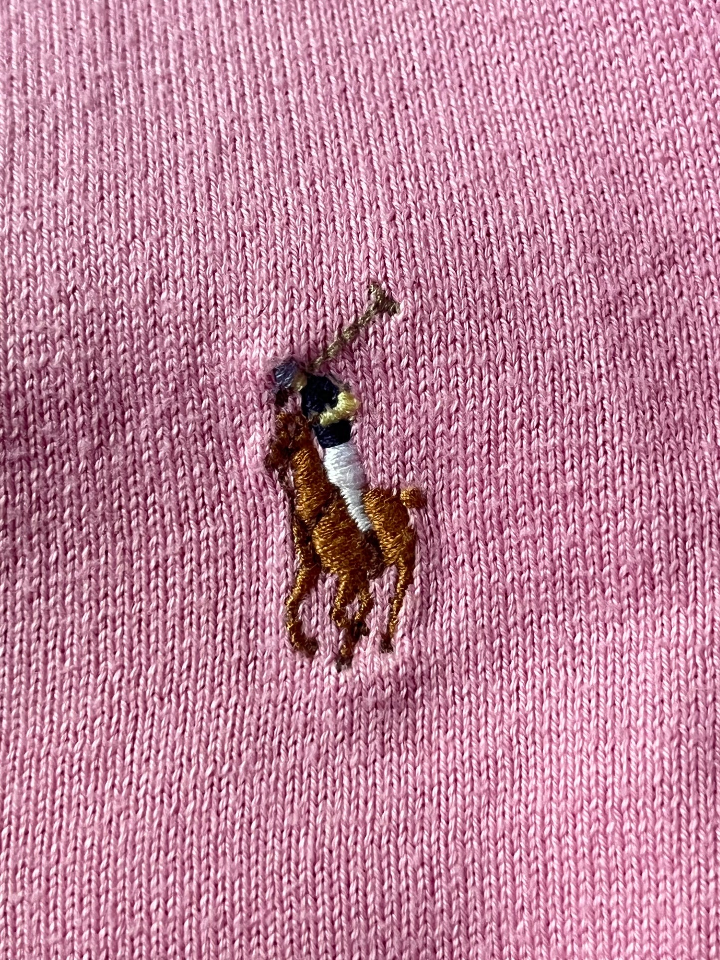 Pull col V rose Ralph Lauren - M