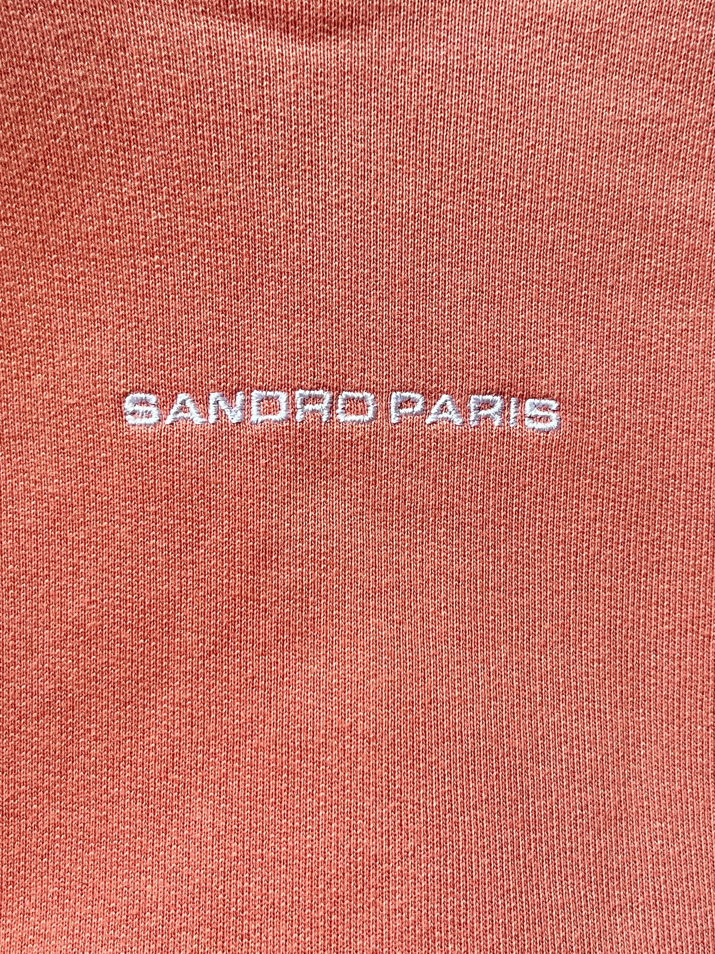 Sweat à capuche Sandro saumon - M homme - XL femme