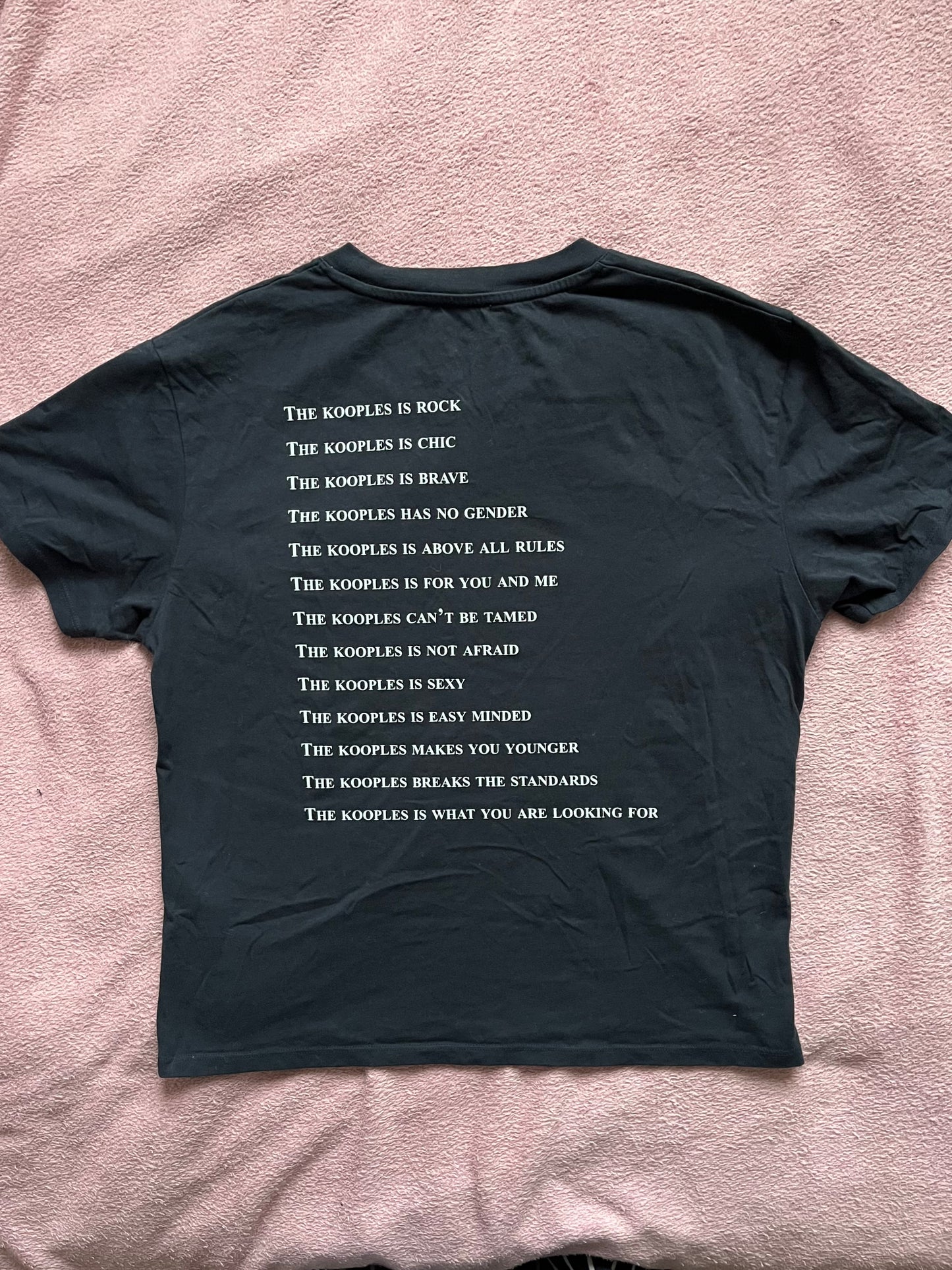 T-shirt noir « What is ? » - S