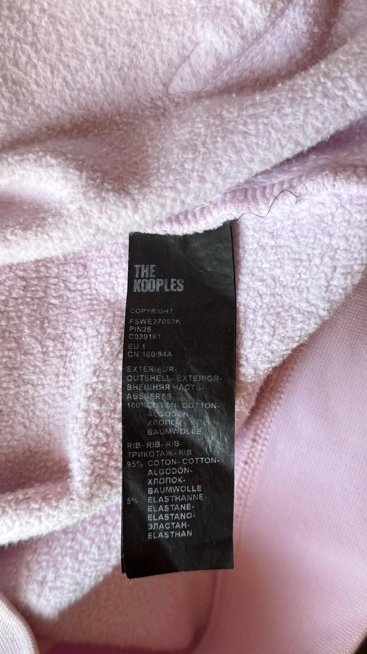 Sweat à capuche rose The Kooples - S