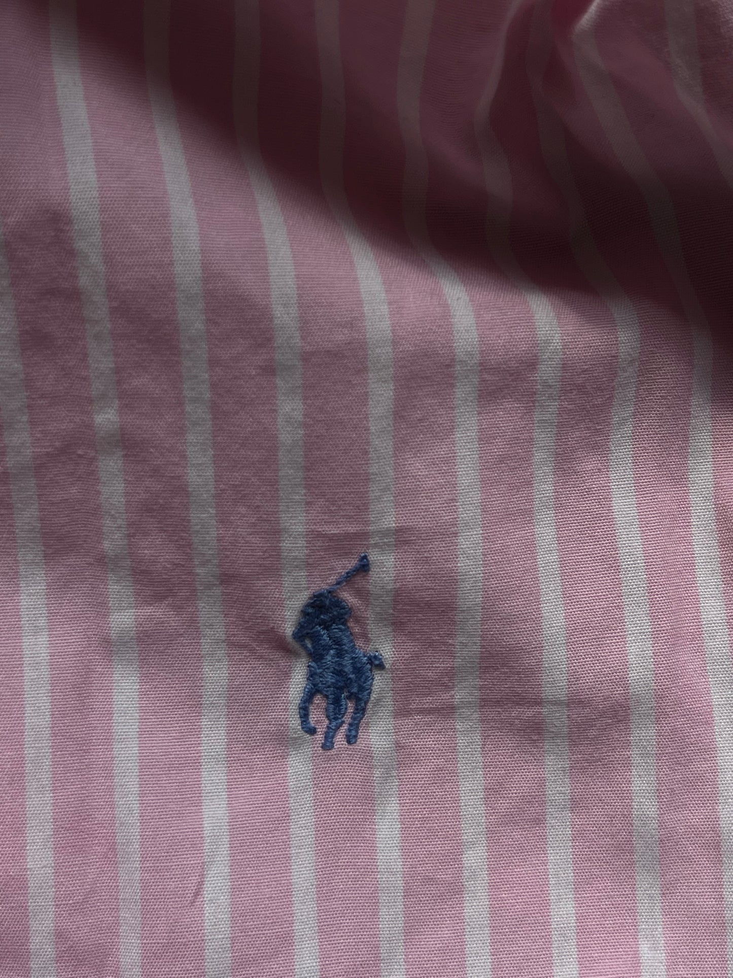 Chemise rayée rose Ralph Lauren - S