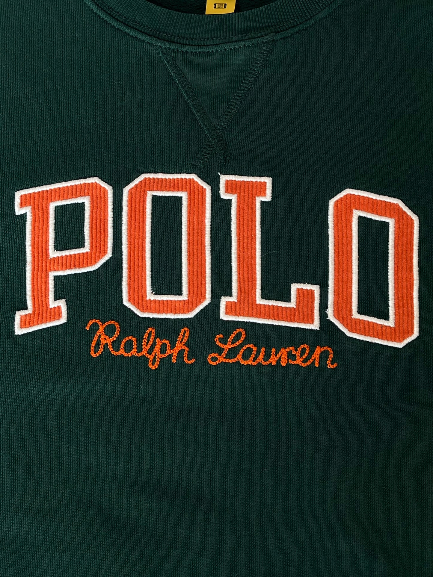Sweat POLO Ralph Lauren vert sapin - S