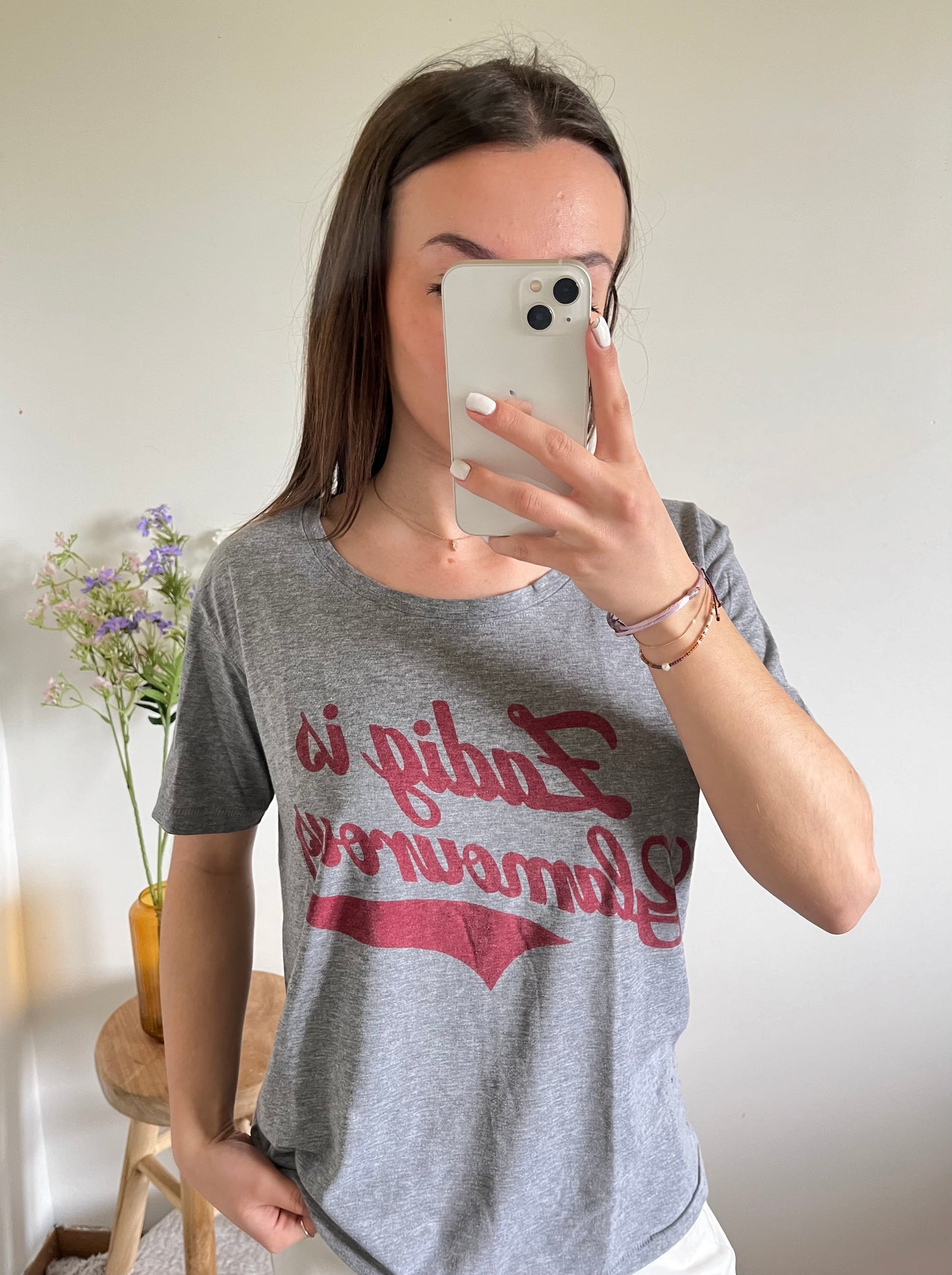 T-shirt col rond gris Zadig & Voltaire - S