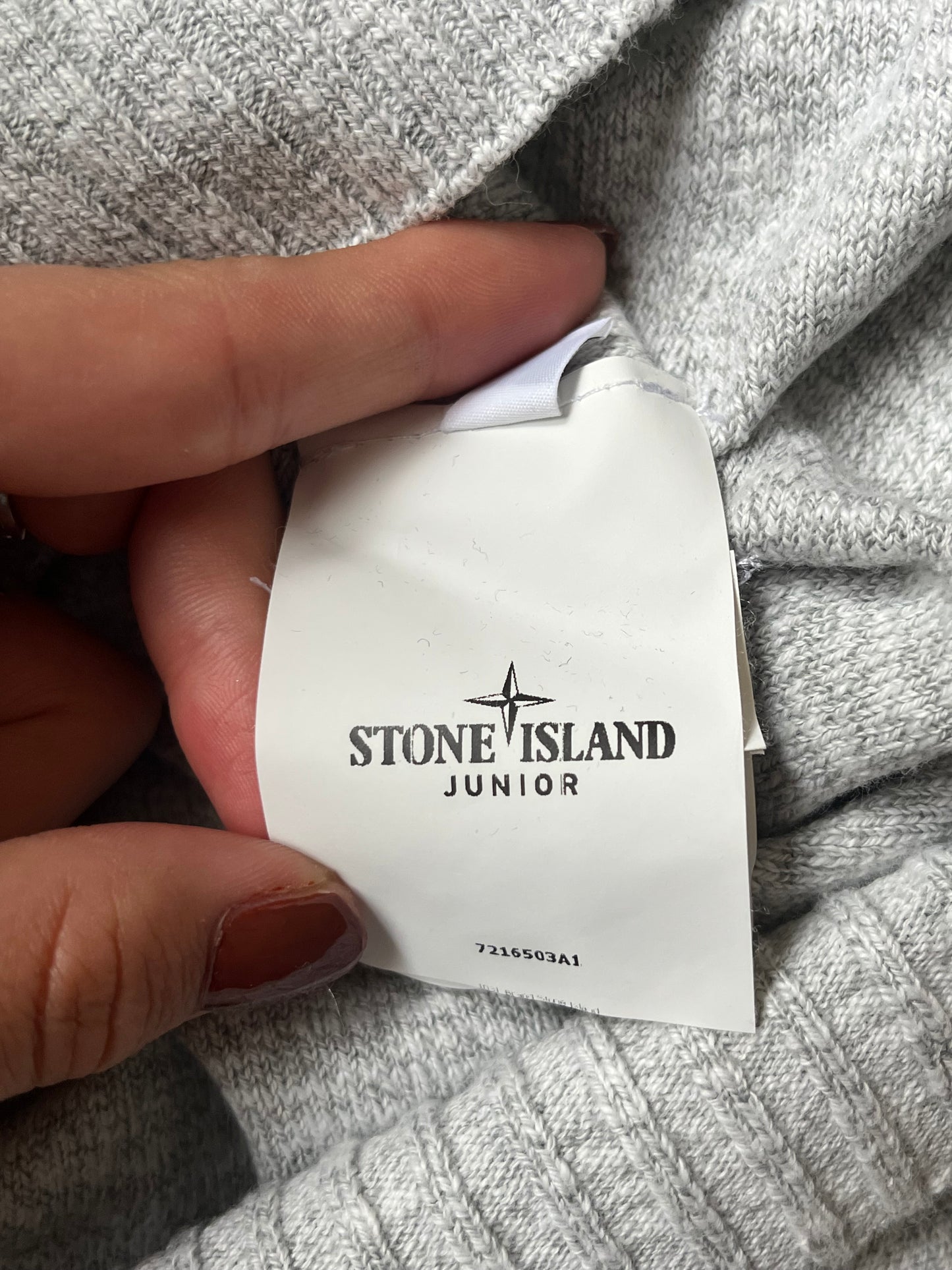 Pull gris Stone Island - XS