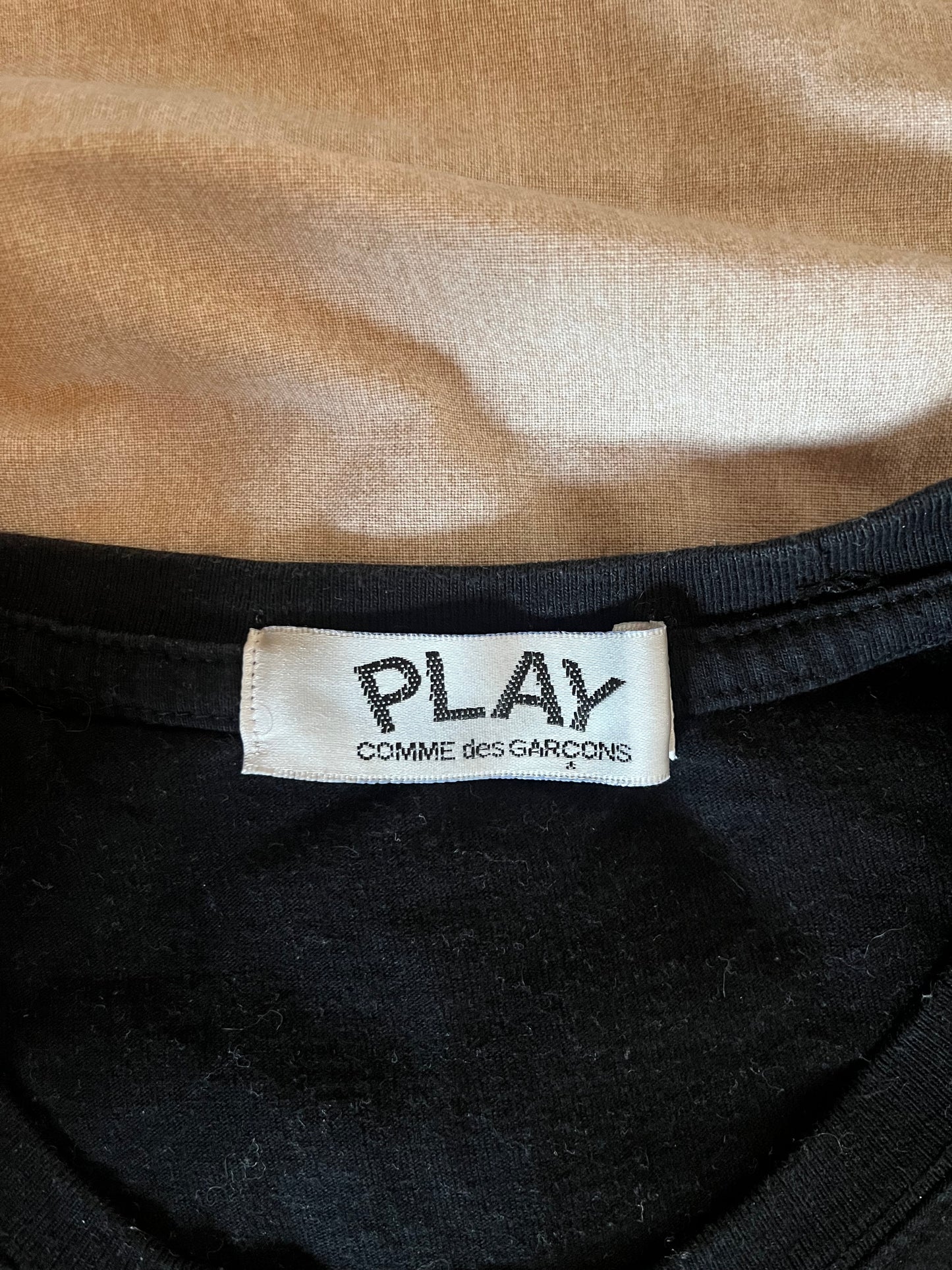 T-shirt noir Comme Des Garçons - S