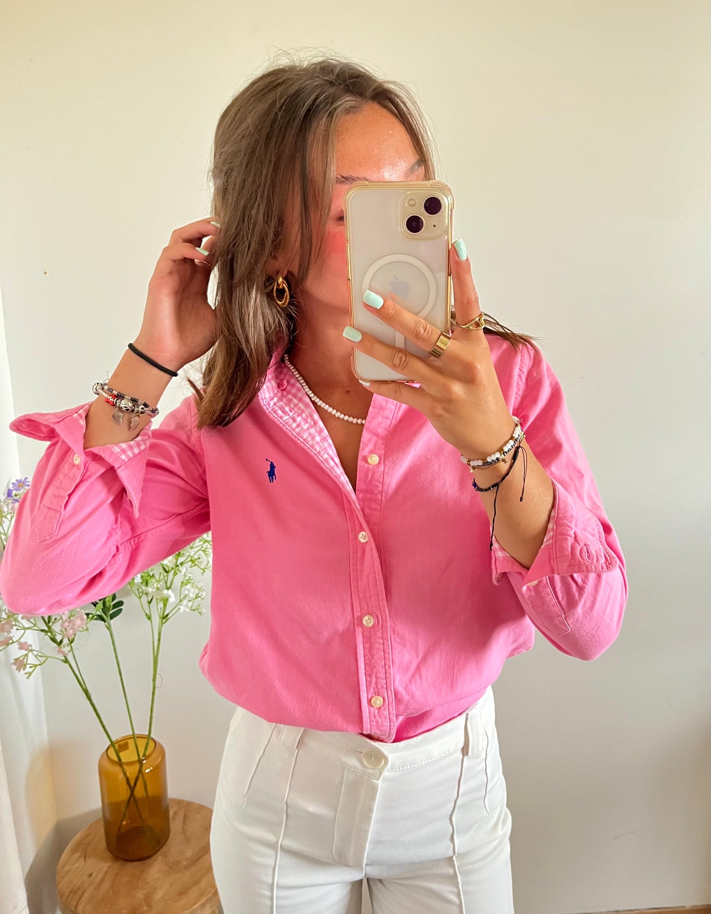 Chemise rose Ralph Lauren - XS/S