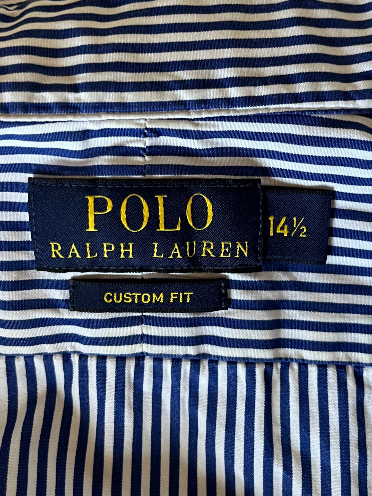 Chemise à rayures bleues Ralph Lauren - S/M