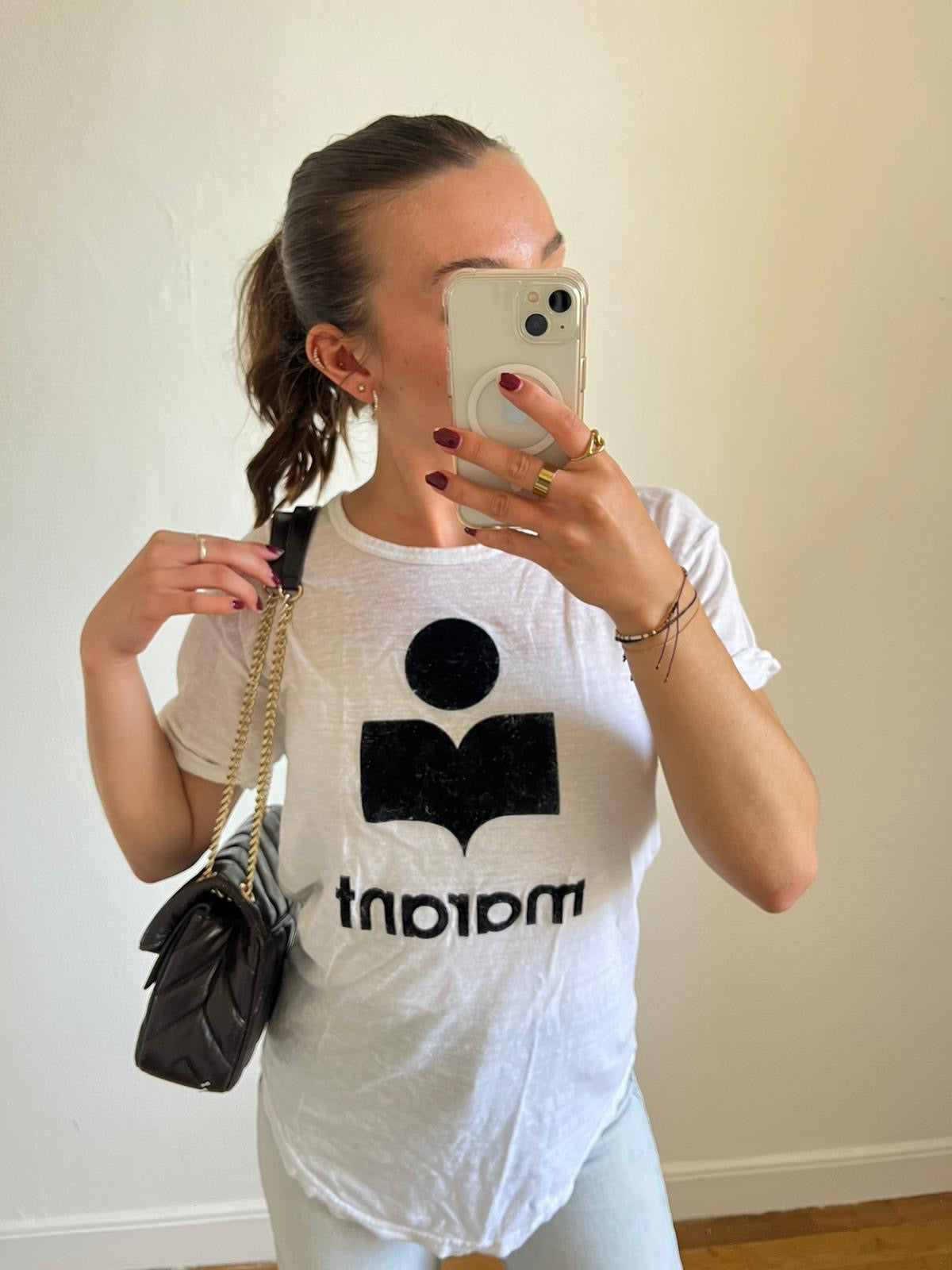 T-shirt blanc Isabel Marant - M