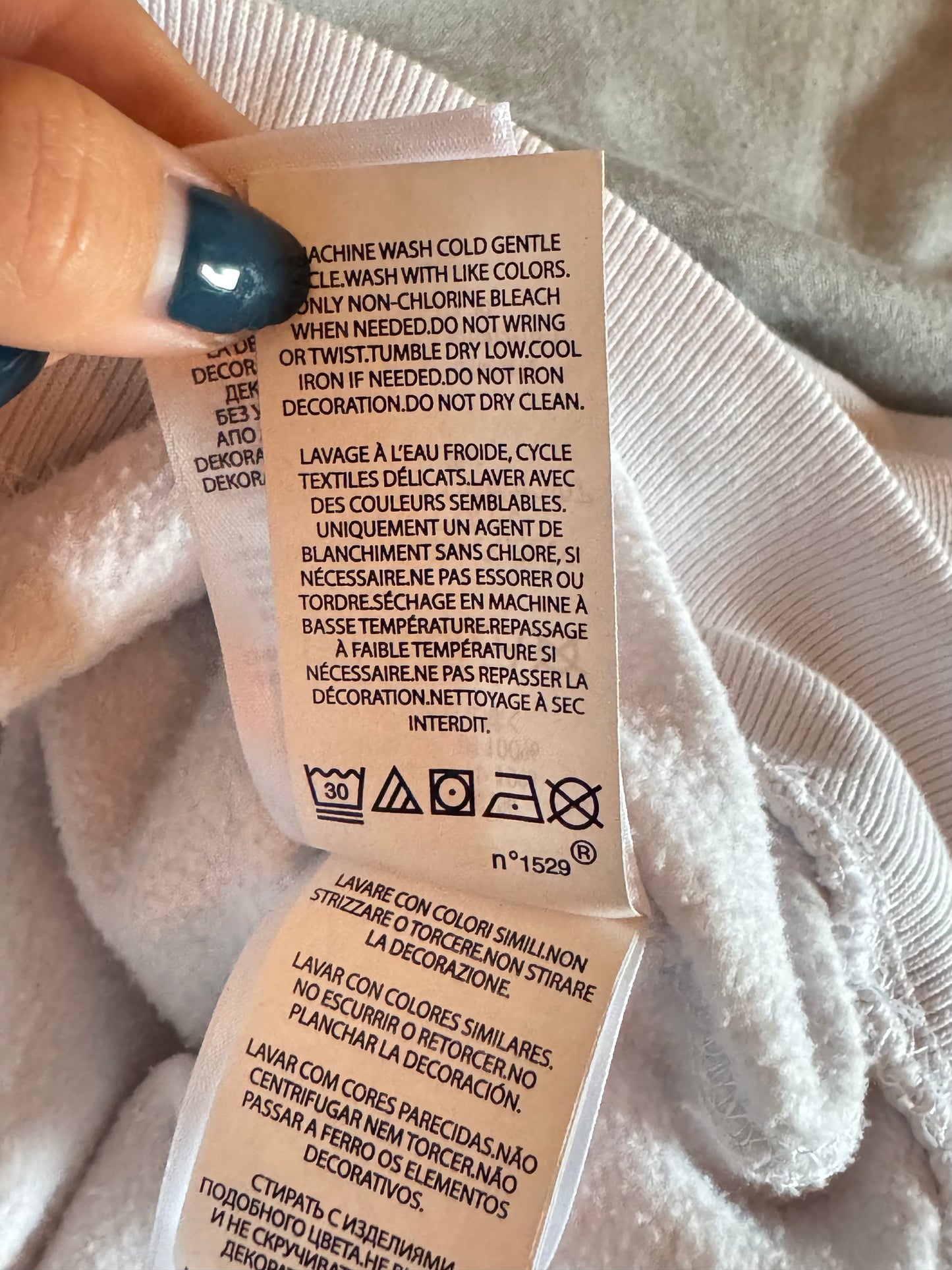 Sweat col rond blanc Ralph Lauren - M