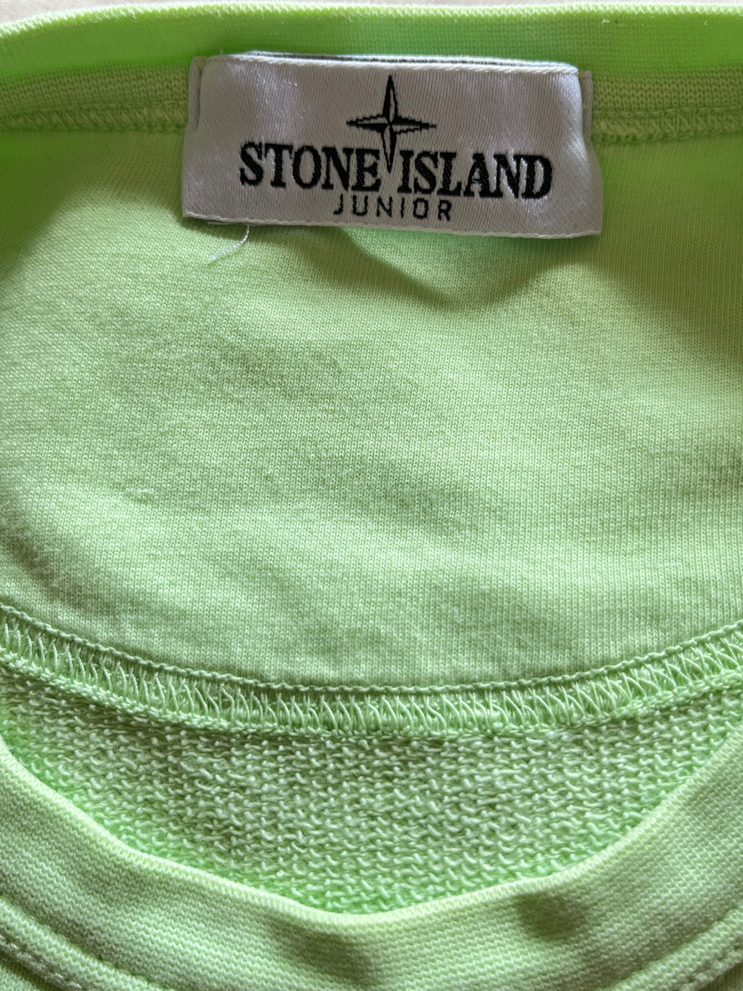 Pull vert pomme Stone Island - S