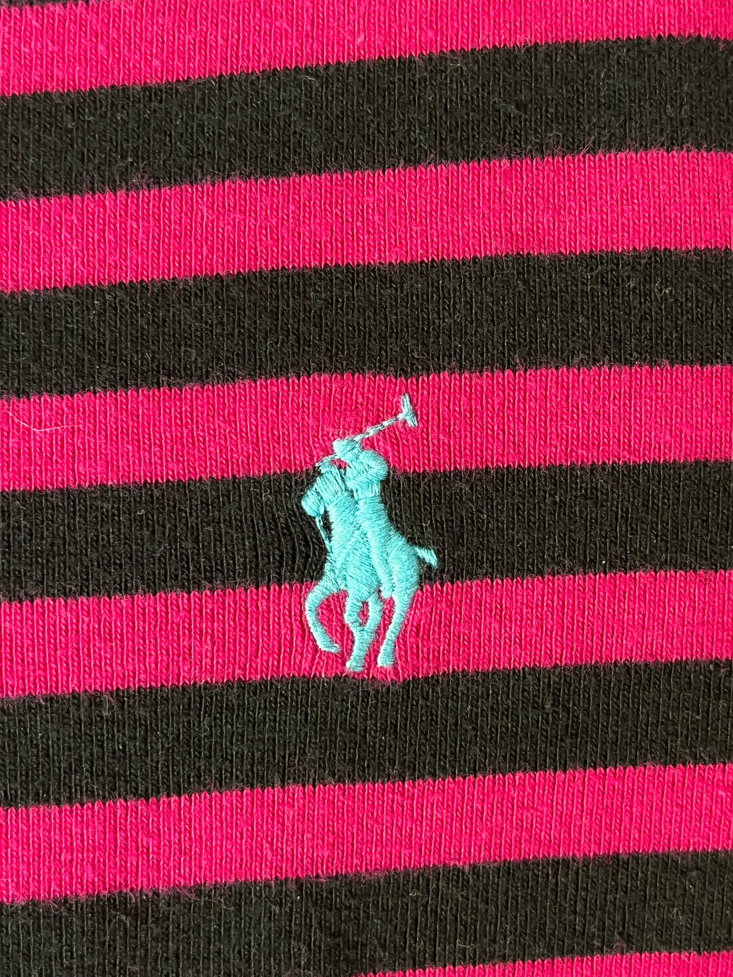 Pull à rayures roses et noires Ralph Lauren - M