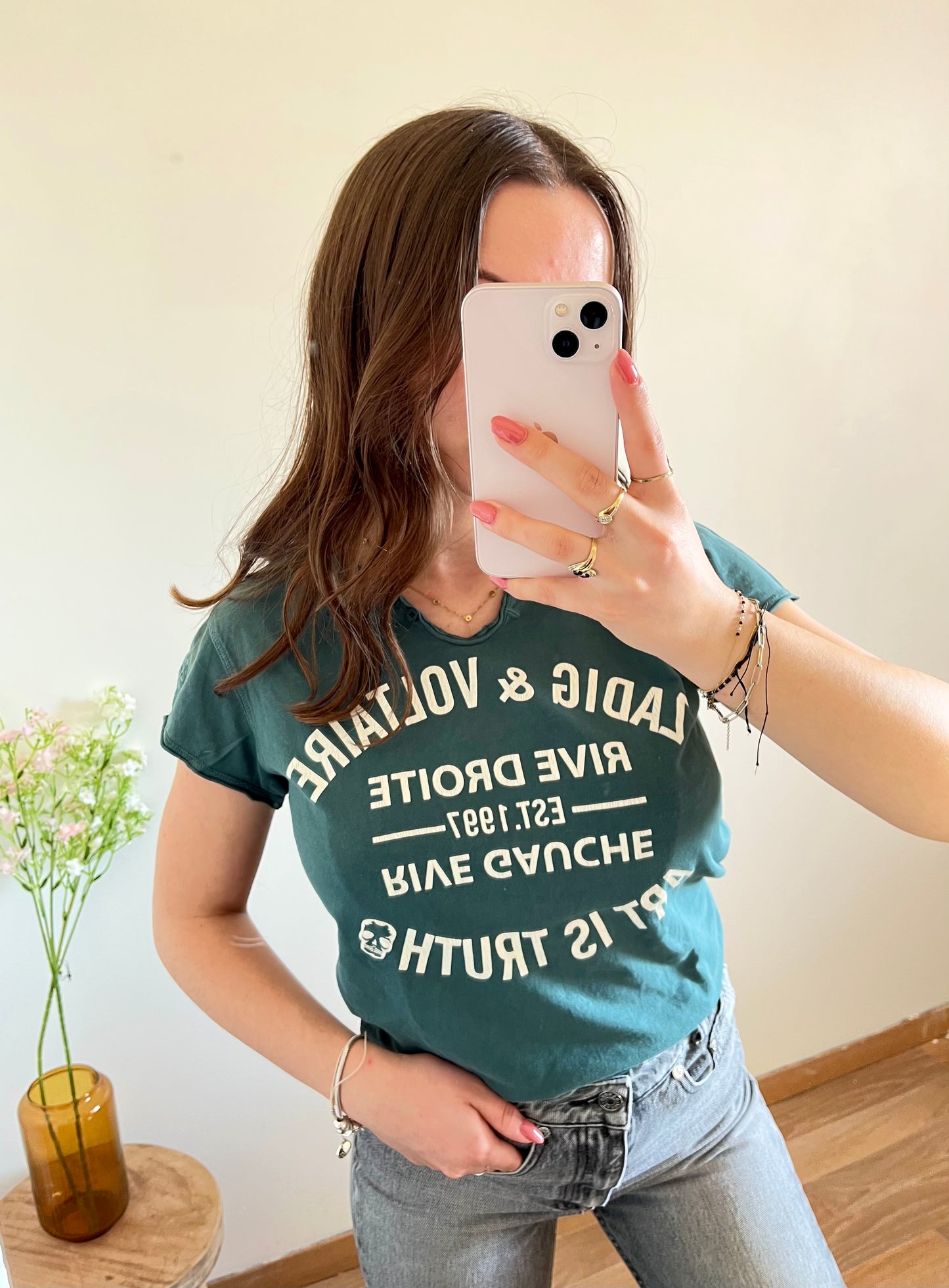 T-shirt vert Zadig & Voltaire - S