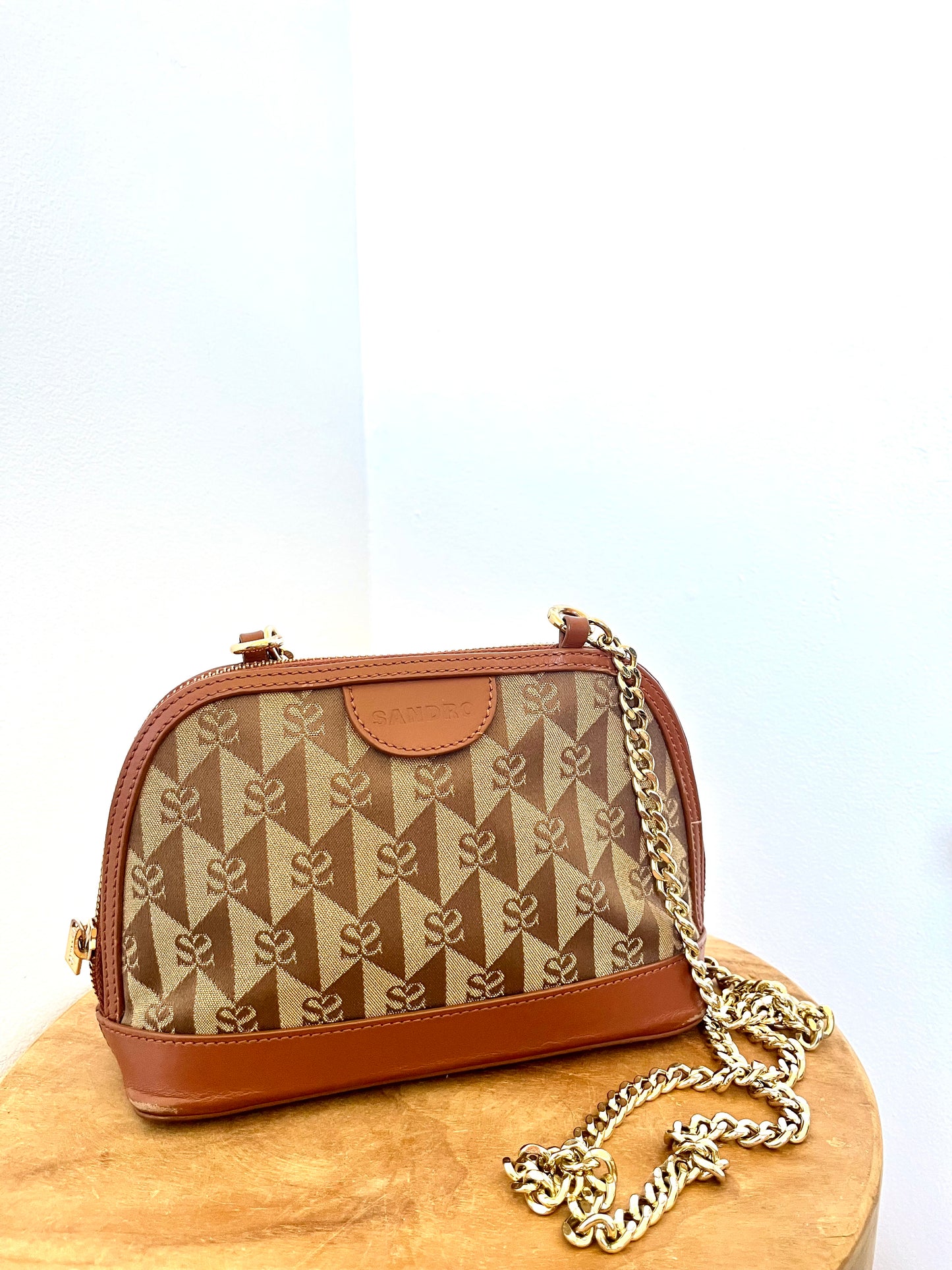 Sac à main monogramme Sandro