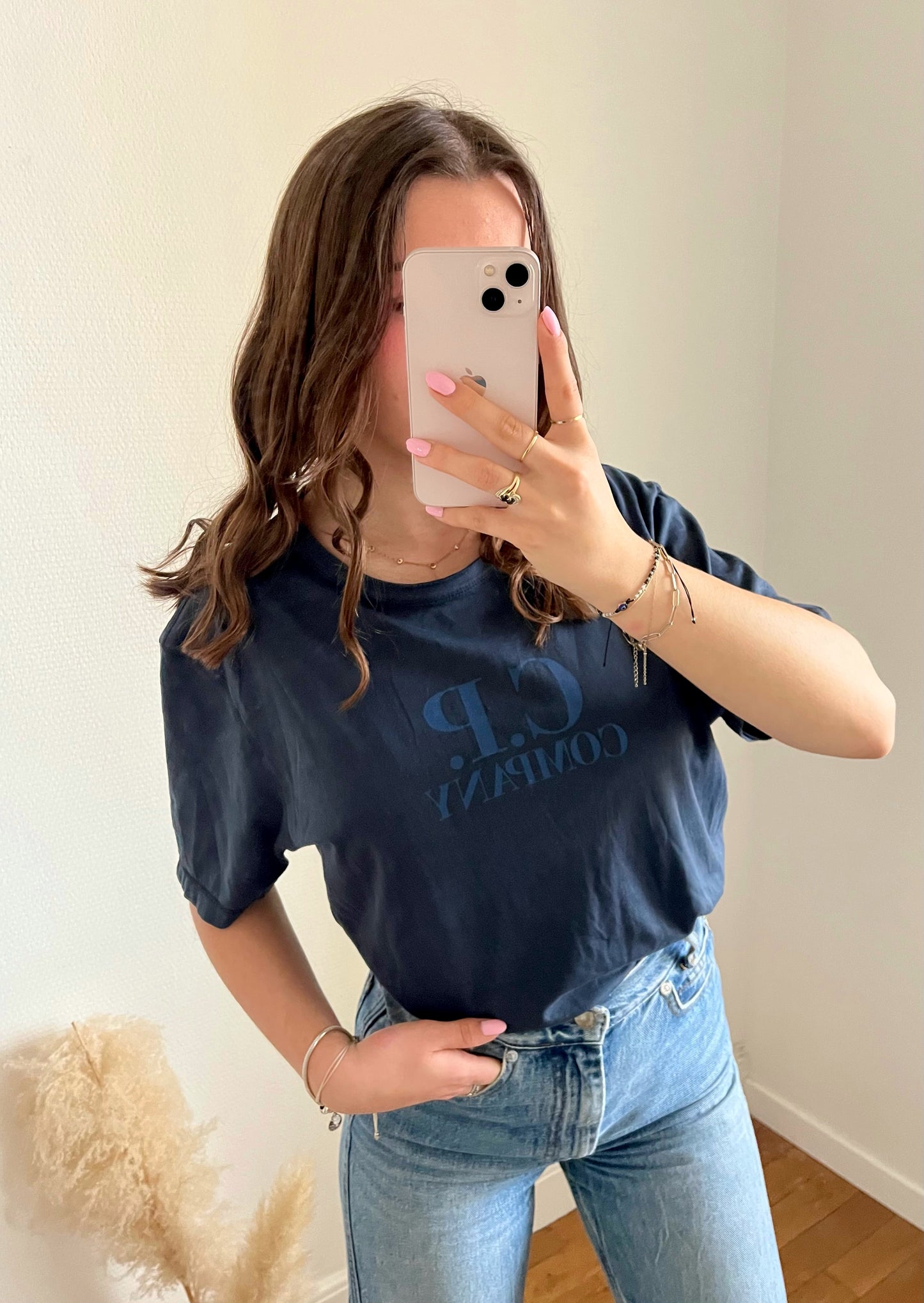 T-shirt bleu marine C.P. Company - M femme / S homme