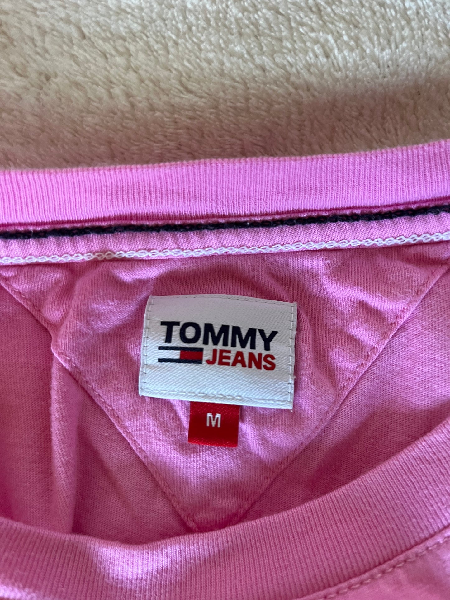 T-shirt rose Tommy Hilfiger - M