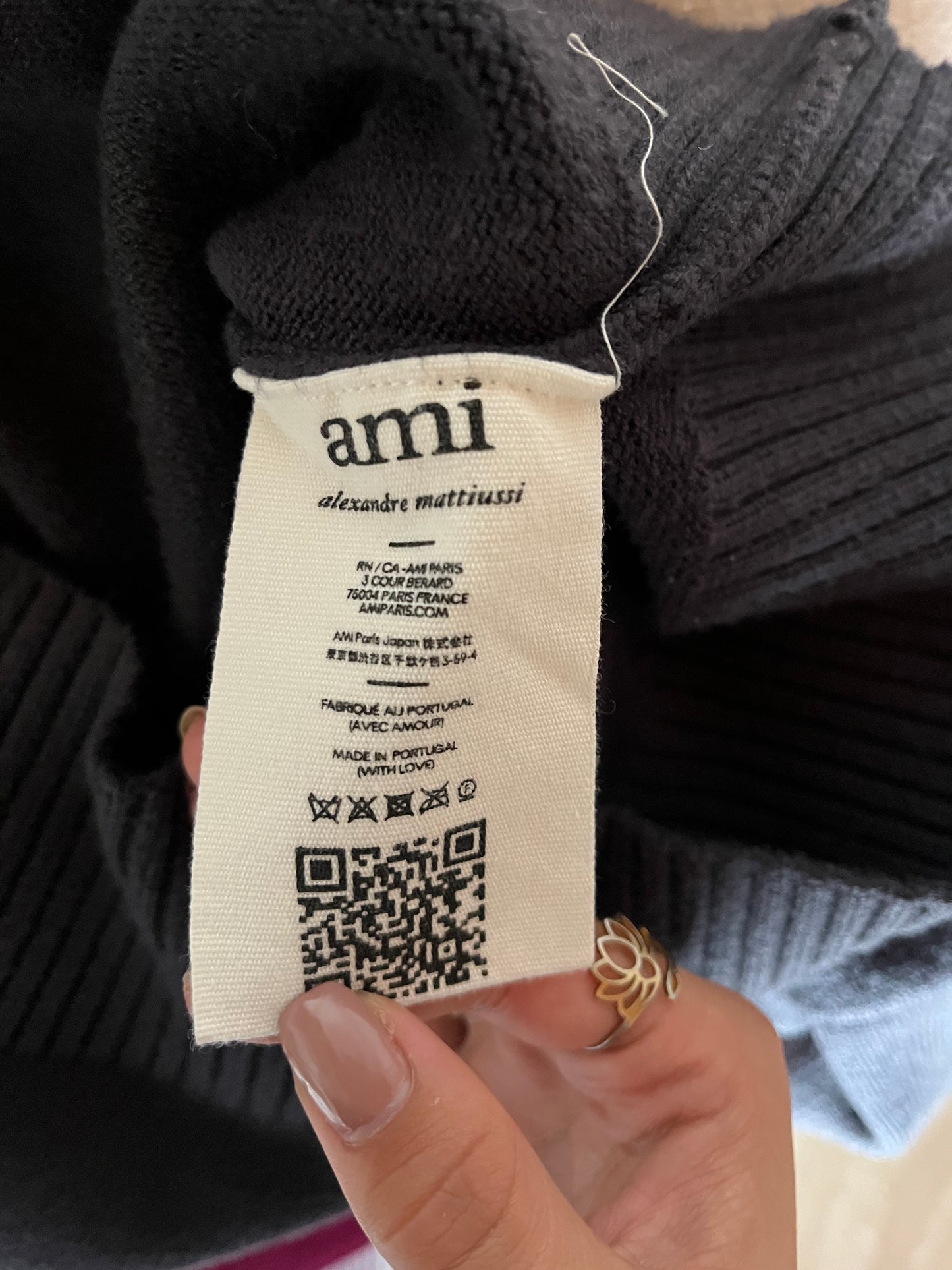 Pull gris cendré Ami Paris - M