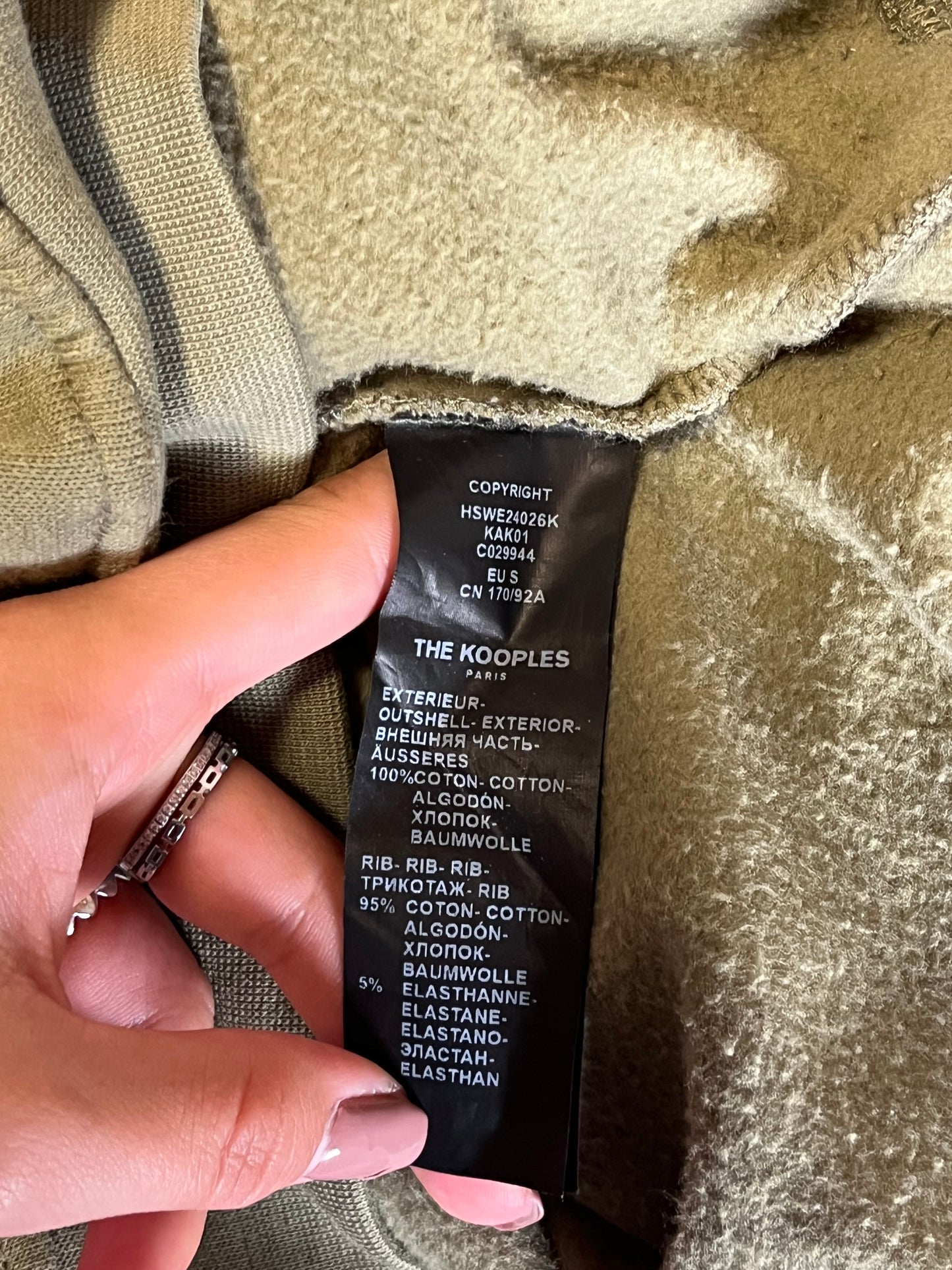 Sweat kaki The Kooples - L