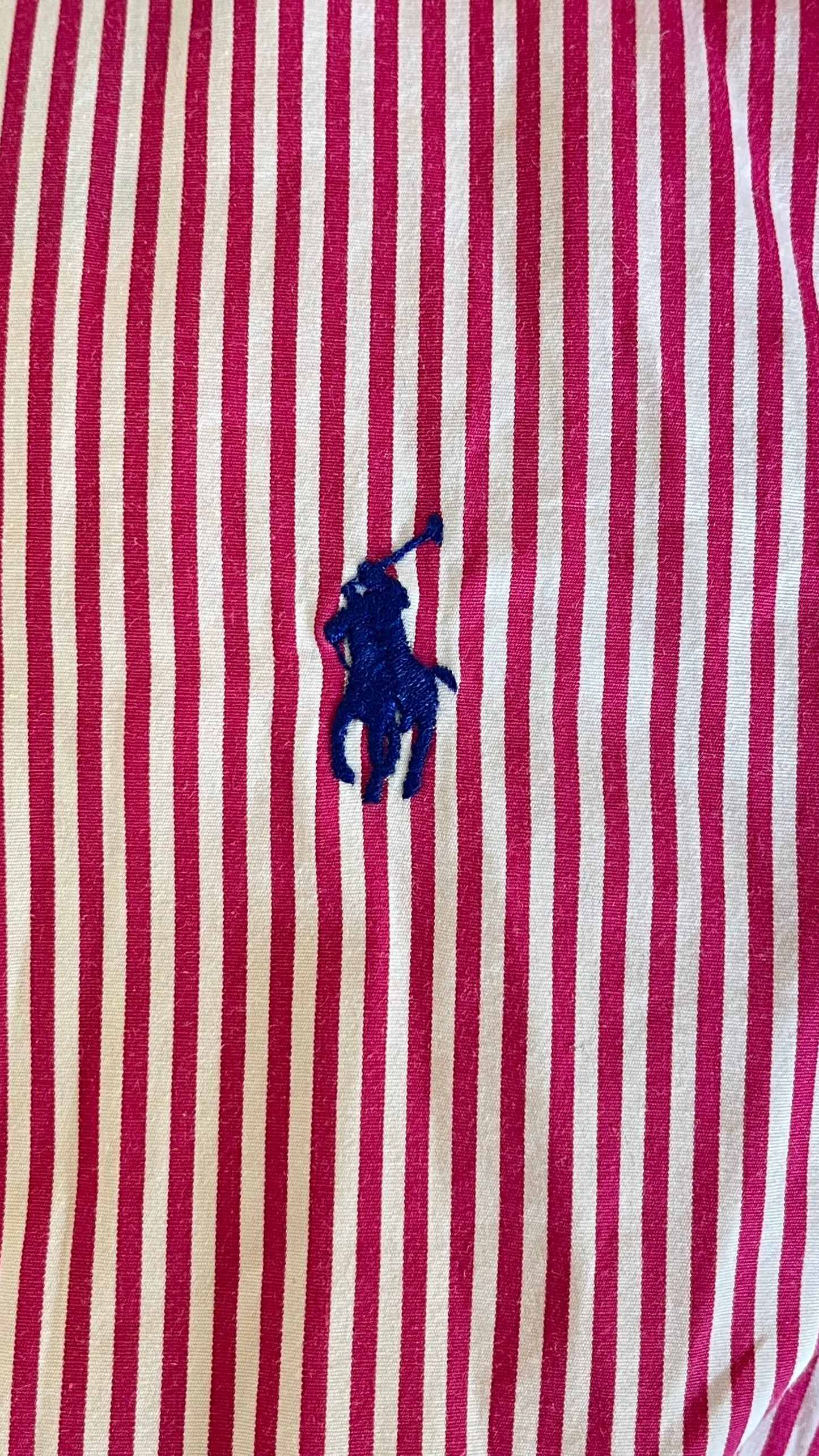 Chemise à rayures roses Ralph Lauren - M