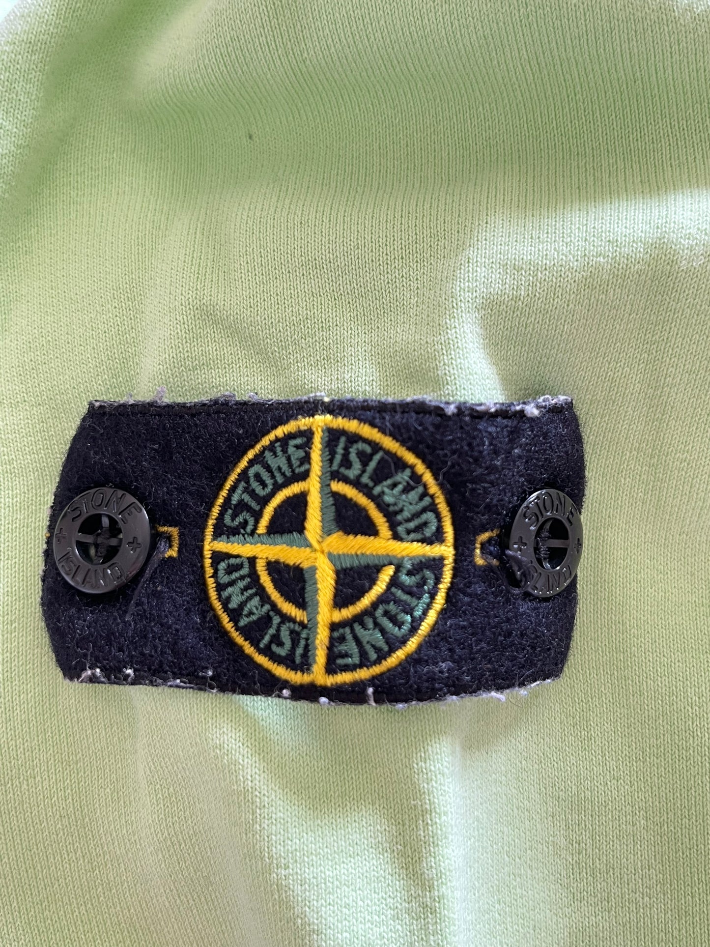 Pull vert pomme Stone Island - S