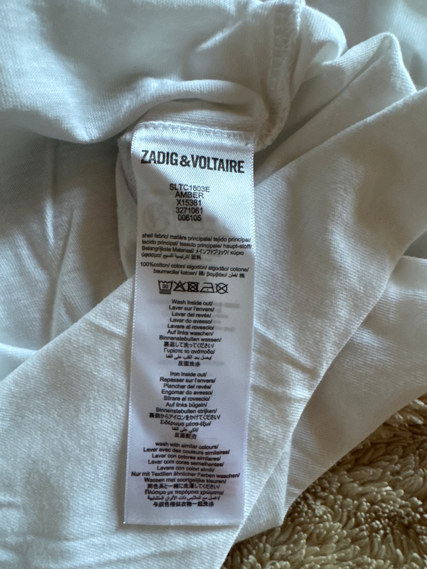 T-shirt blanc Zadig & Voltaire - S