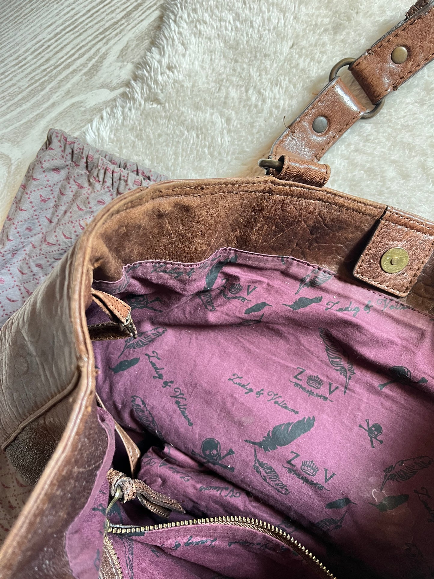 Sac en cuir Zadig & Voltaire - Granf format