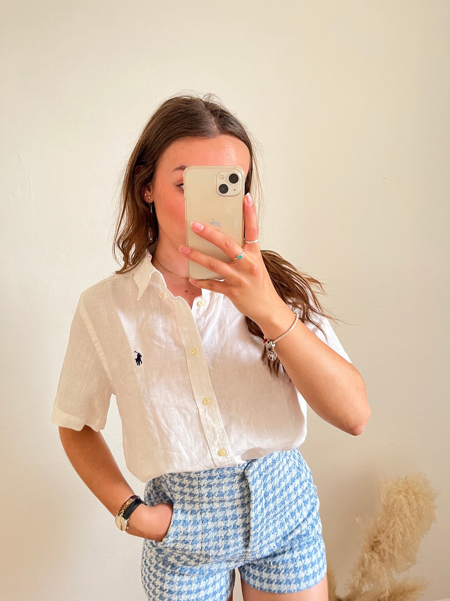 Chemise blanche en lin Ralph Lauren - M