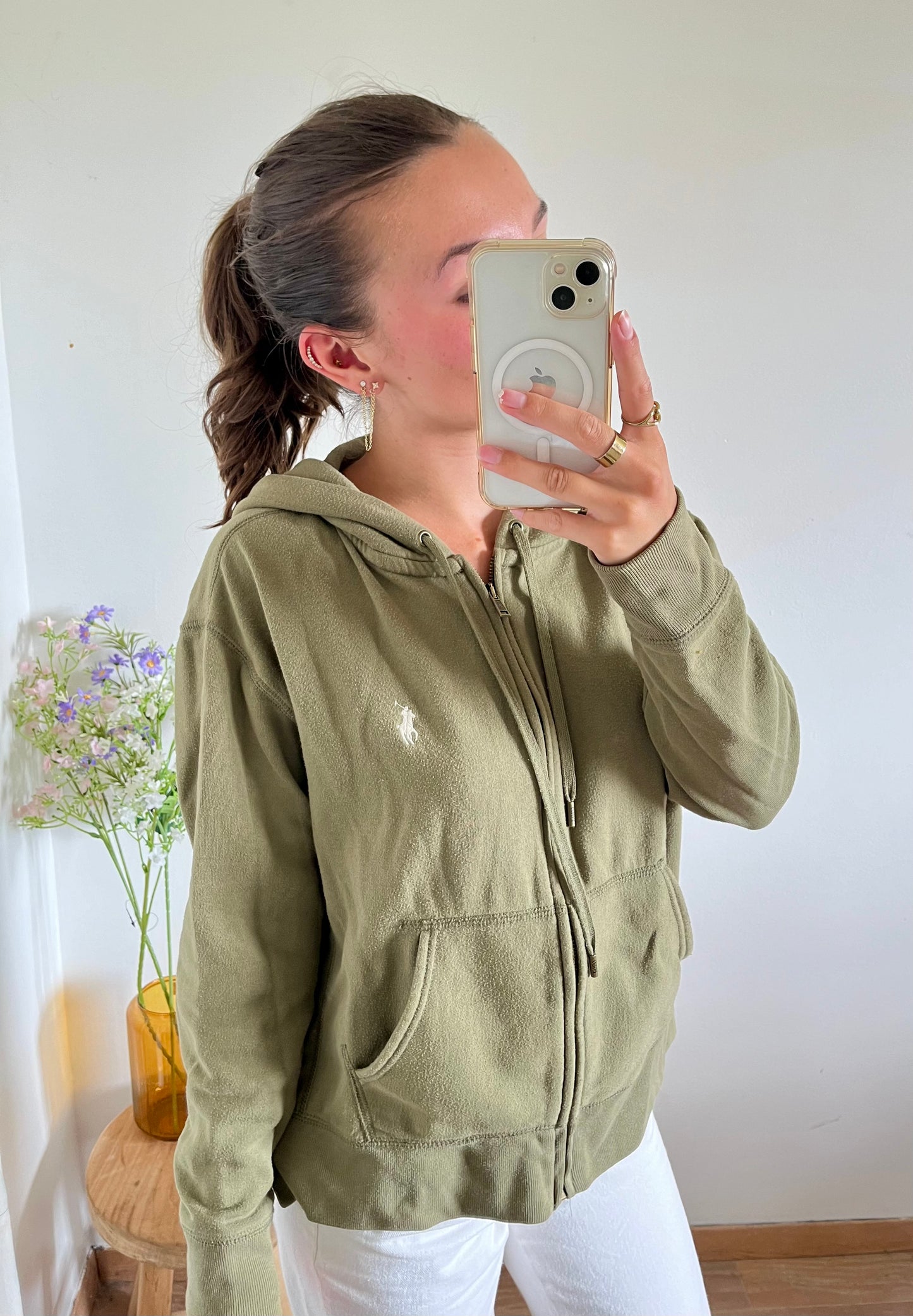 Veste à capuche kaki Ralph Lauren - S