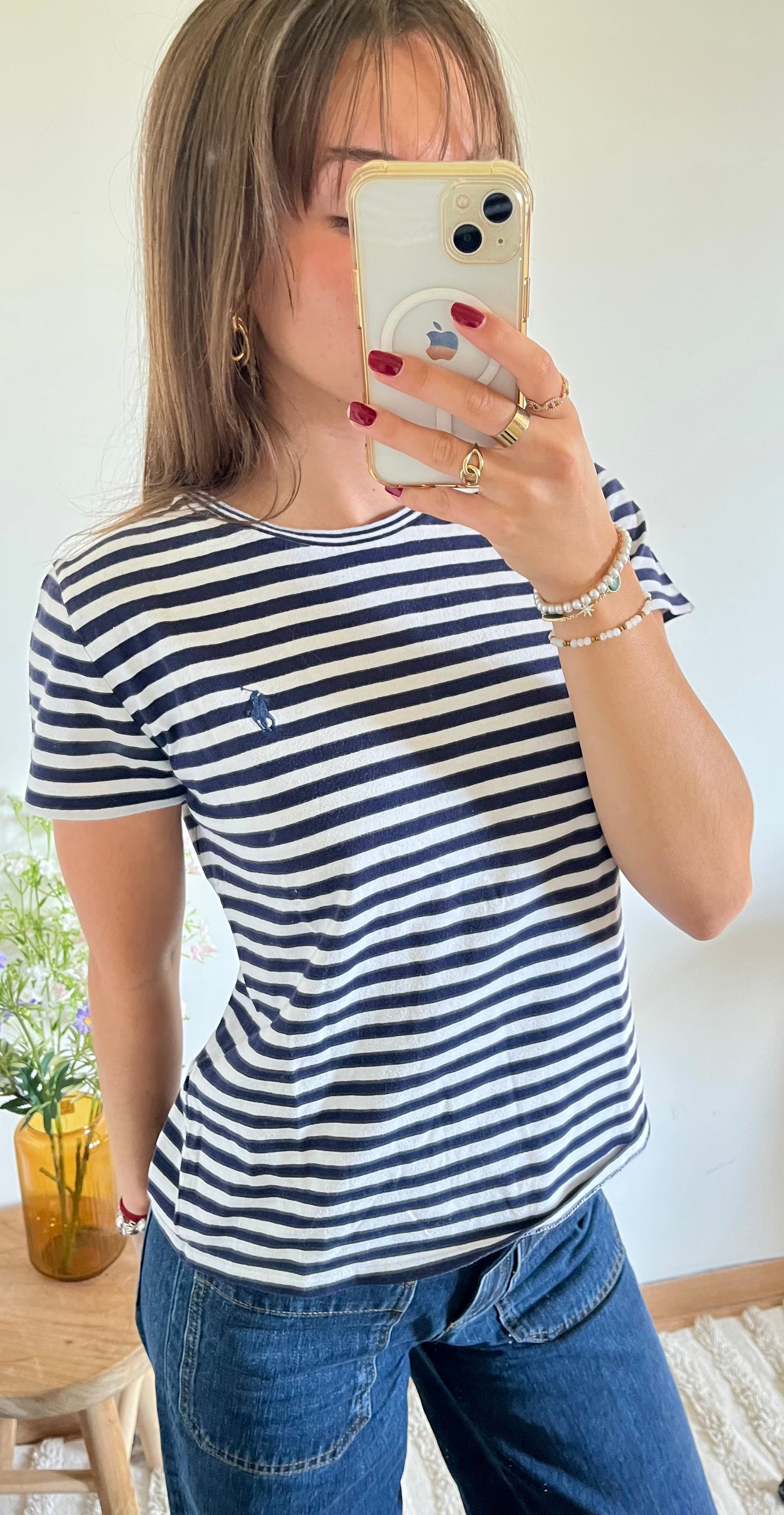T-shirt marinière Ralph Lauren - S