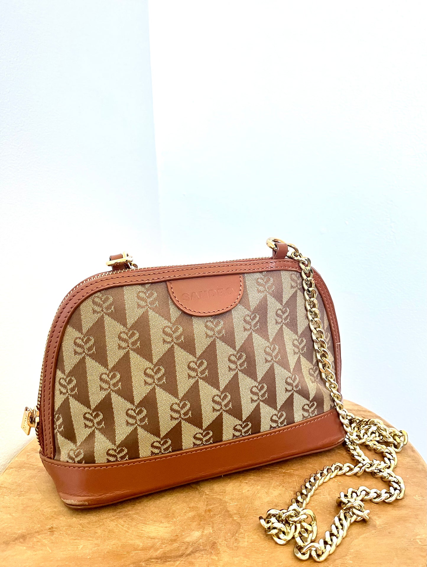 Sac à main monogramme Sandro