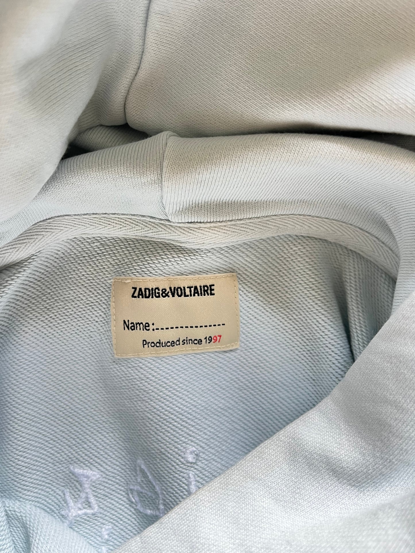 Sweat bleu pastel Zadig & Voltaire - S