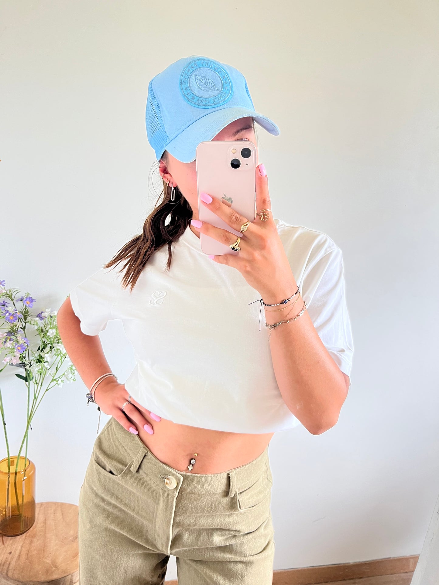 Casquette bleu pastel Sweet Pants - TU