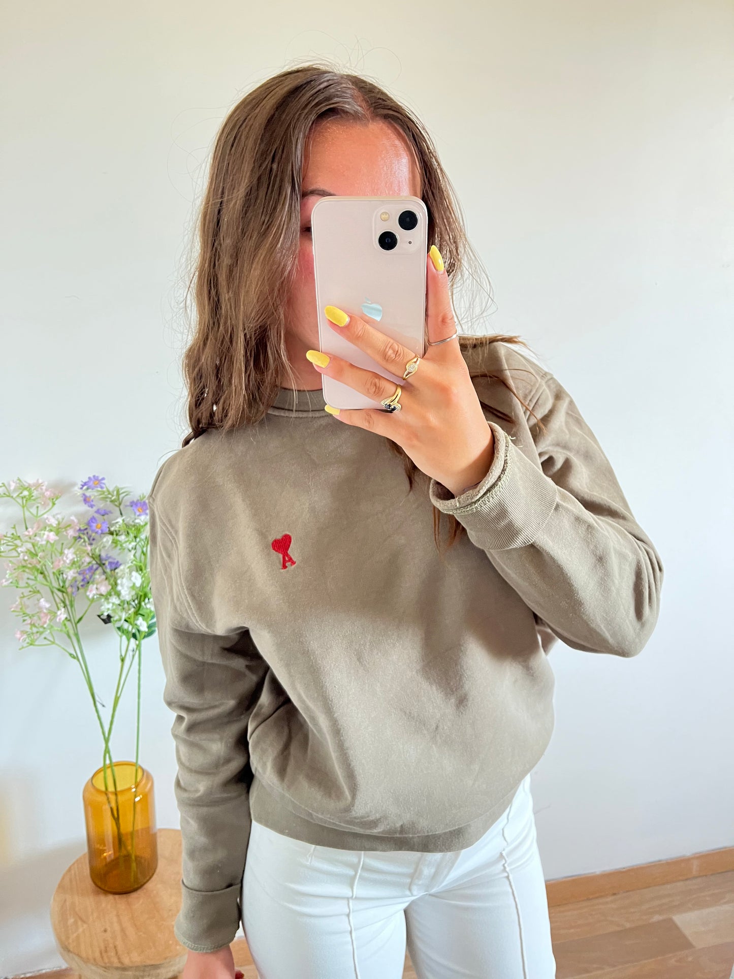 Pull beige Ami Paris - S