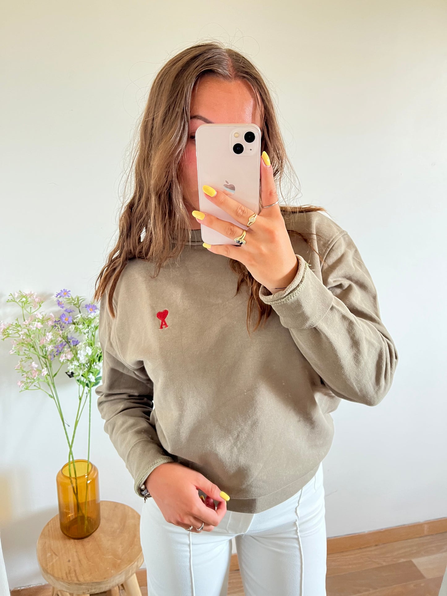 Pull beige Ami Paris - S