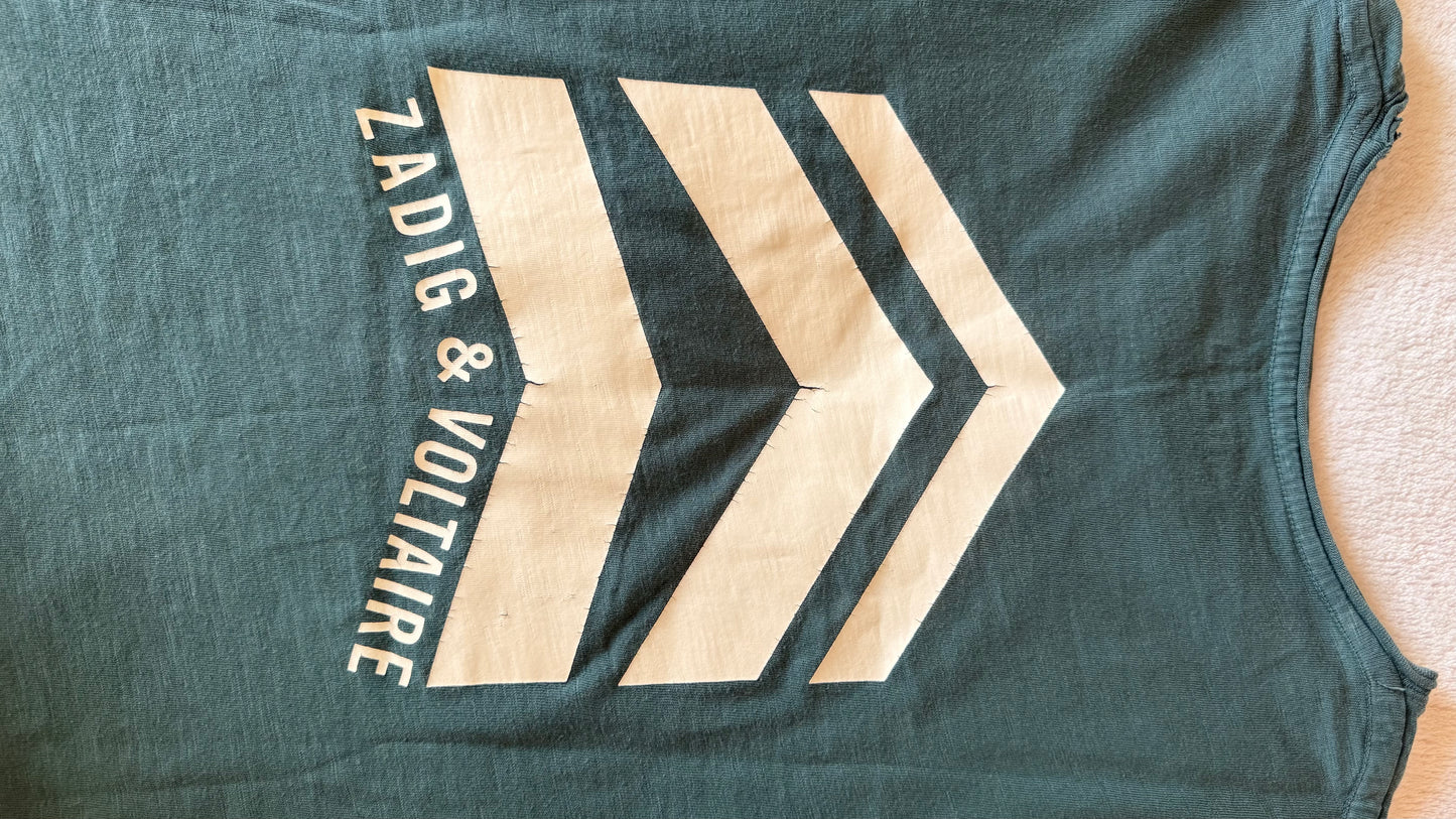 T-shirt vert foncé Zadig & Voltaire - S