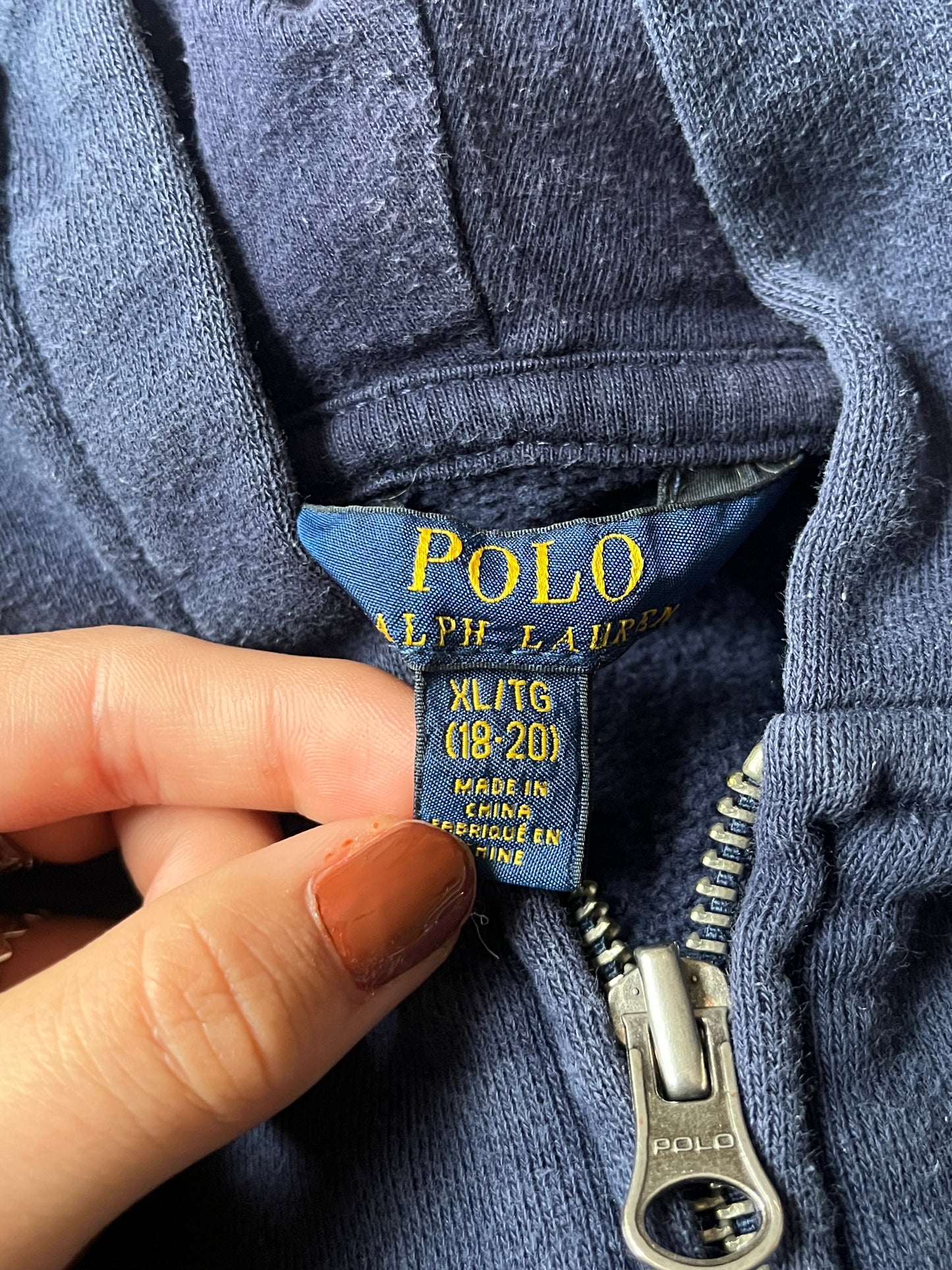 Veste à capuche marine Ralph Lauren - M