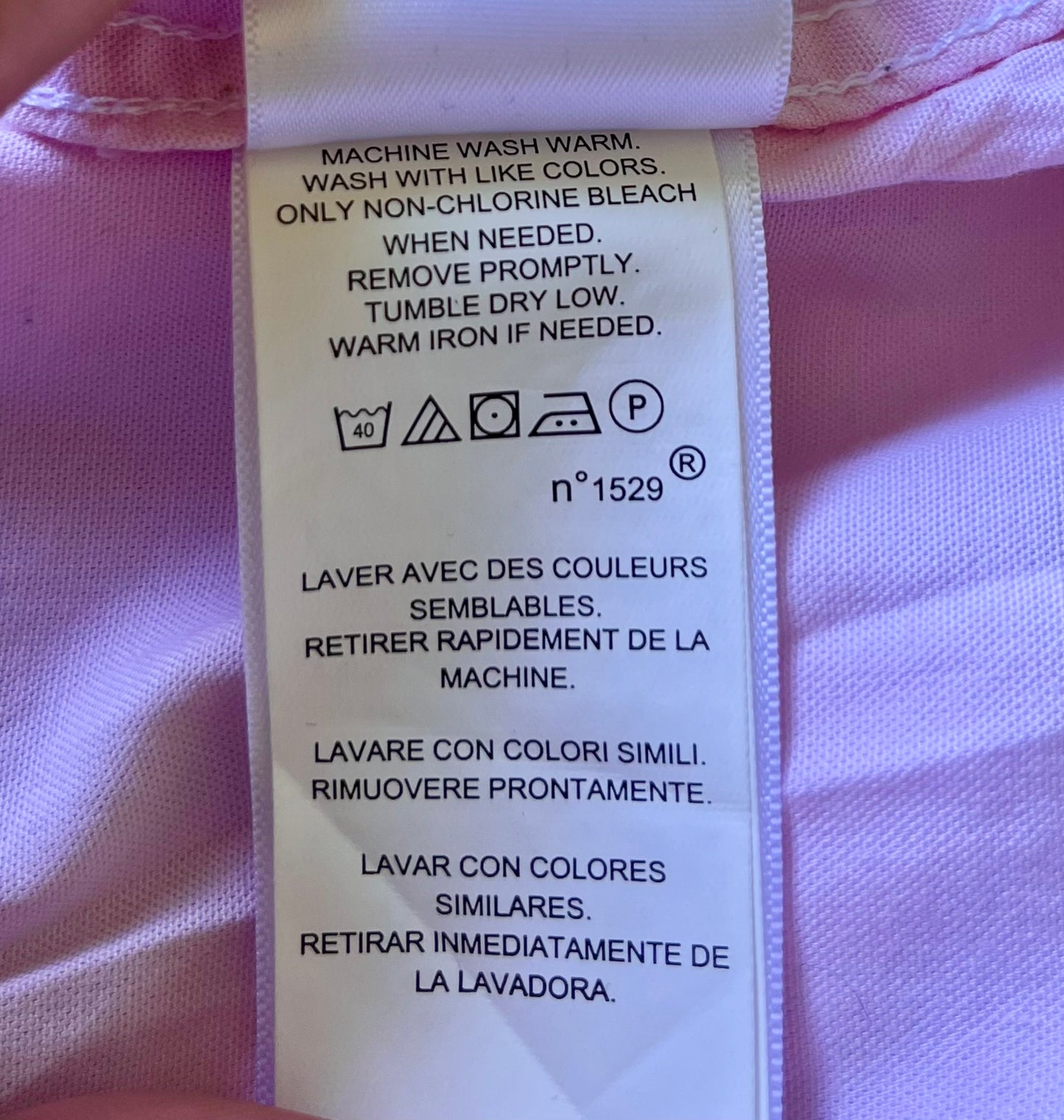 Chemise Ralph Lauren rose - XS
