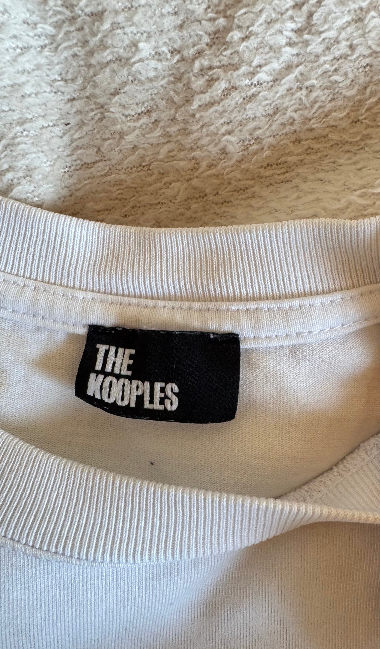 T-shirt The Kooples « What is » zébré - S