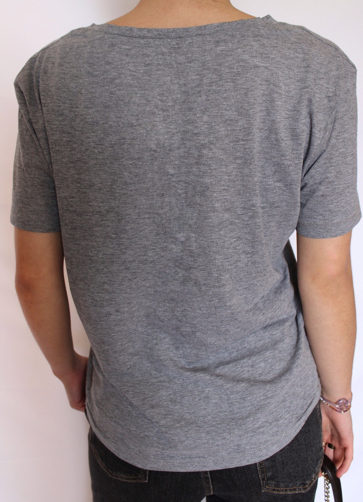 T-shirt col rond gris Zadig & Voltaire - S
