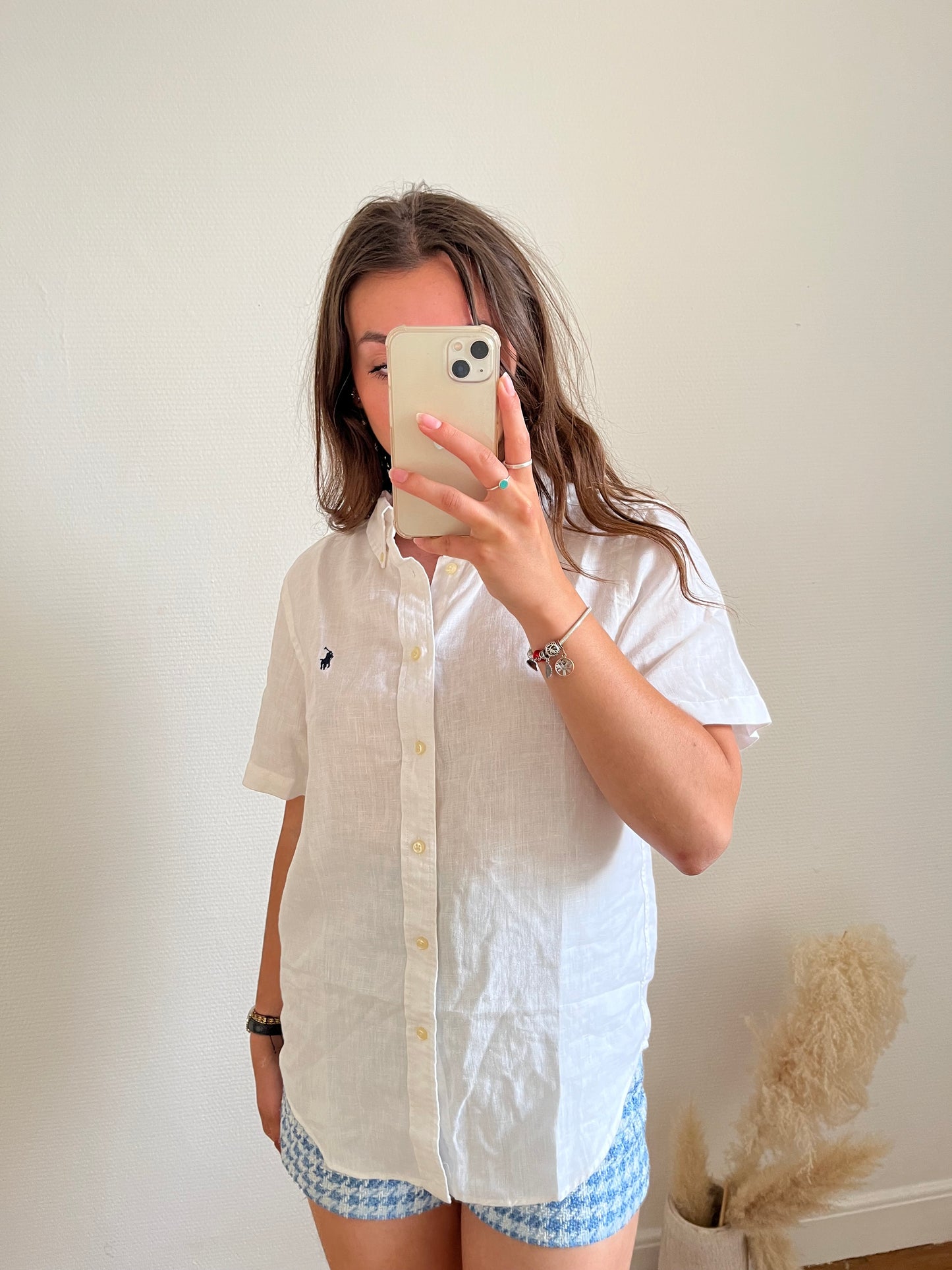 Chemise blanche en lin Ralph Lauren - M