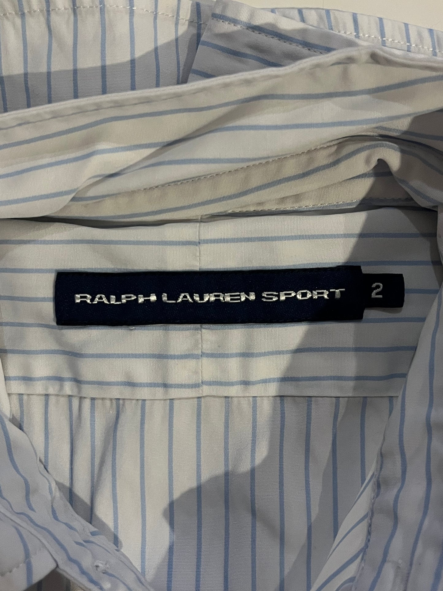 Chemise blanche rayée Ralph Lauren - S