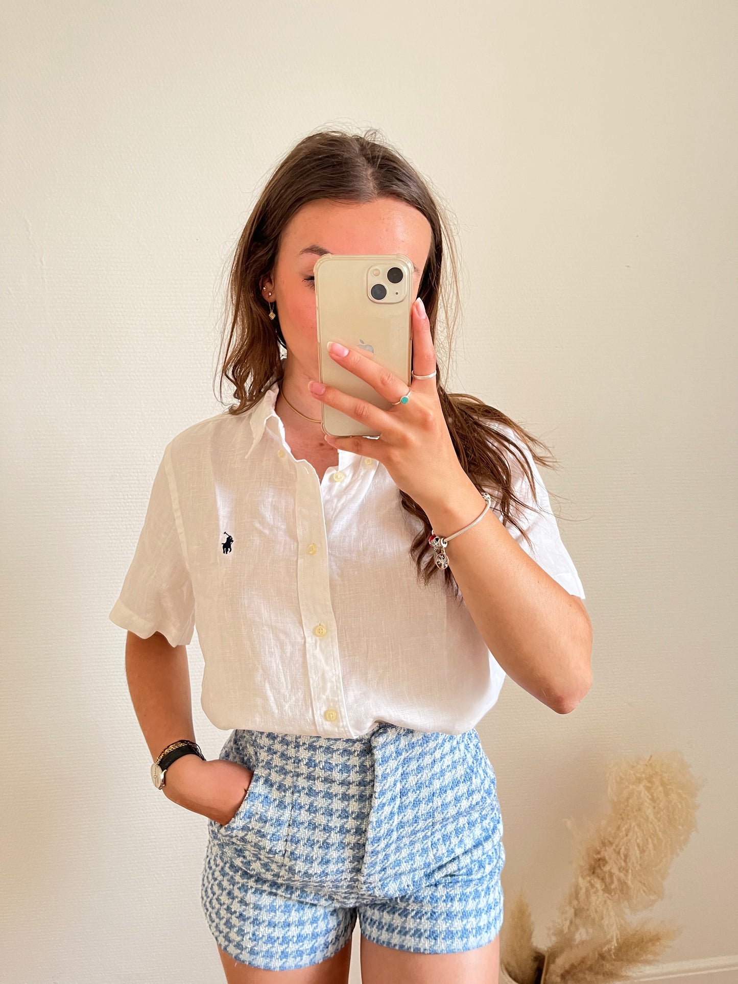 Chemise blanche en lin Ralph Lauren - M