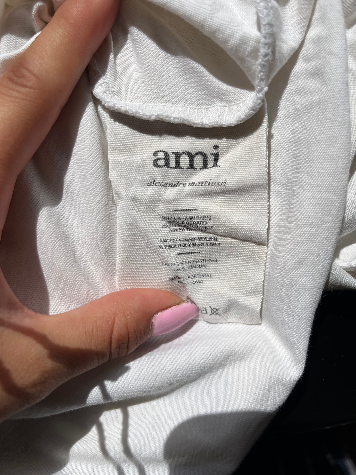 T-shirt blanc Ami Paris - S Homme / M femme
