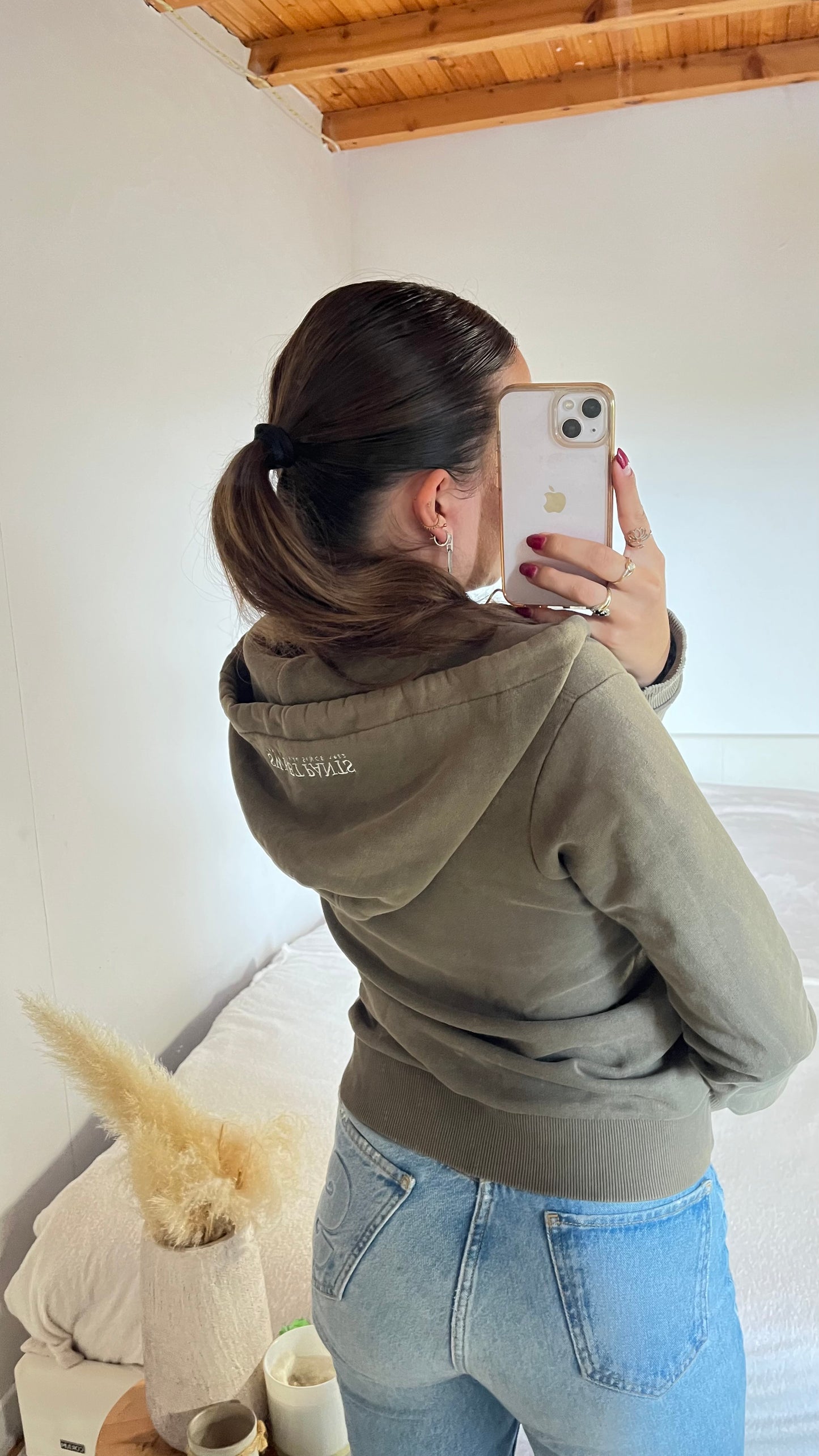 Veste a capuche kaki Sweet Pants - S